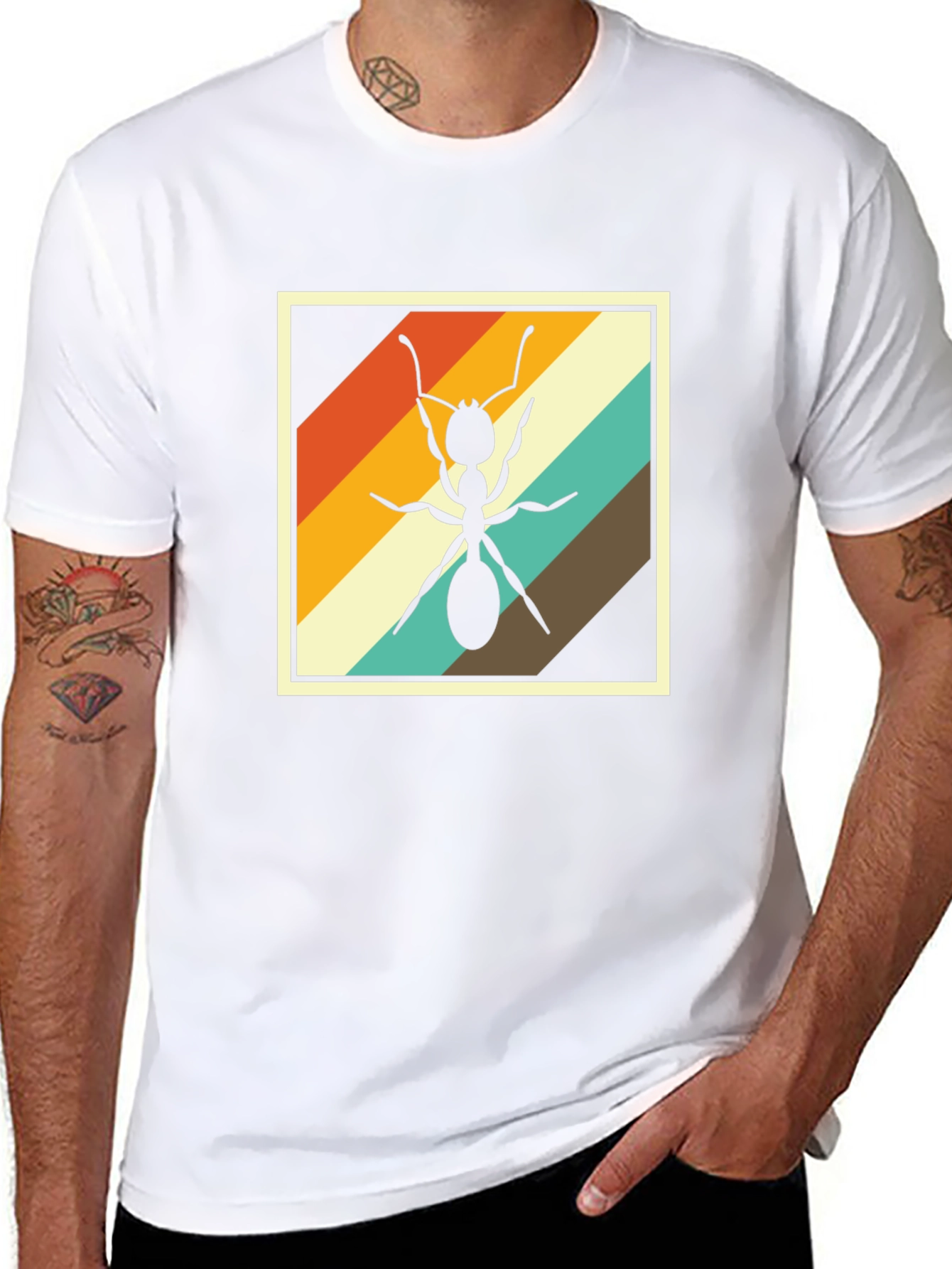 Retro Ant Graphic Tee - Classic Fit