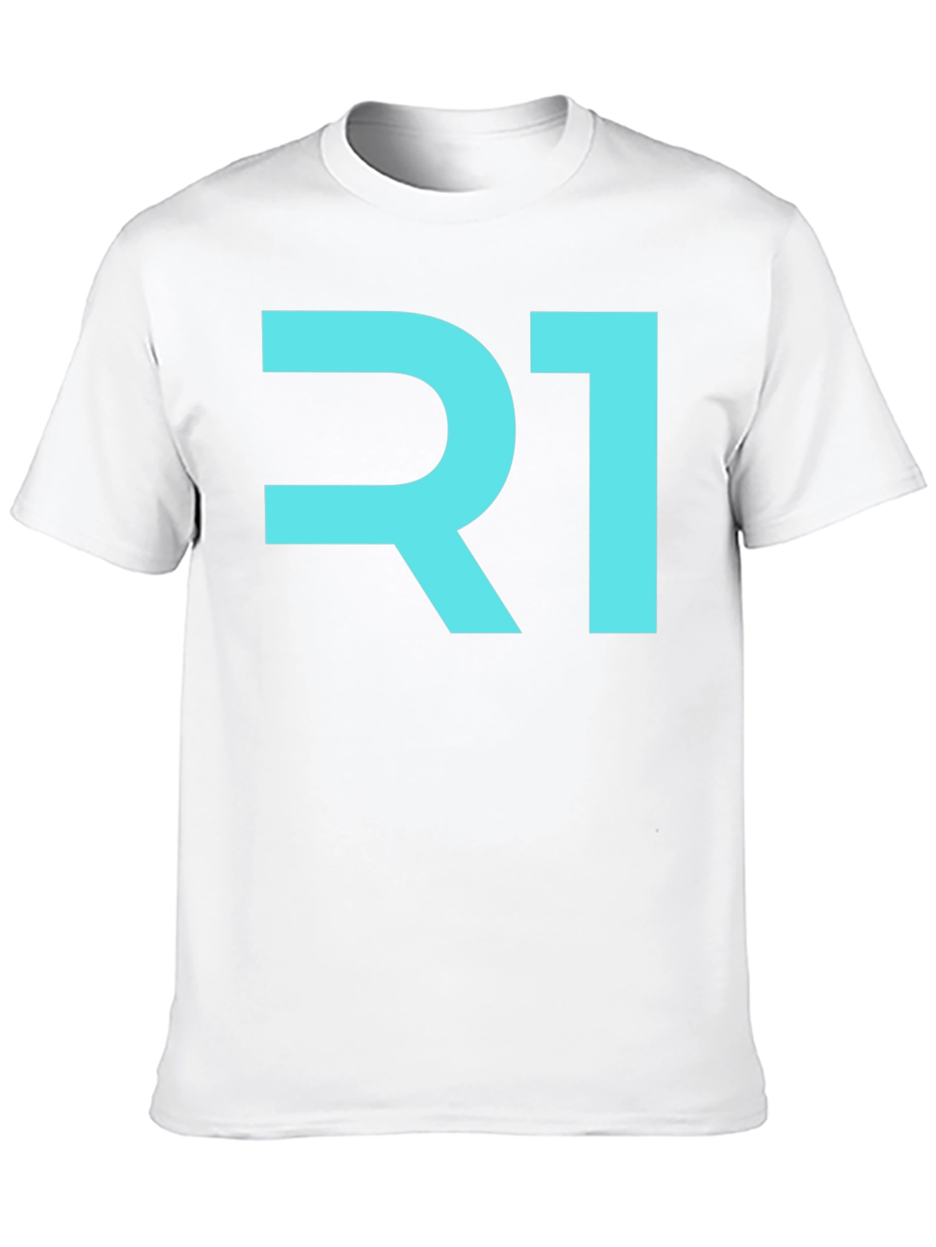 R1 Graphic Tee - Stylish Black Cotton T-Shirt