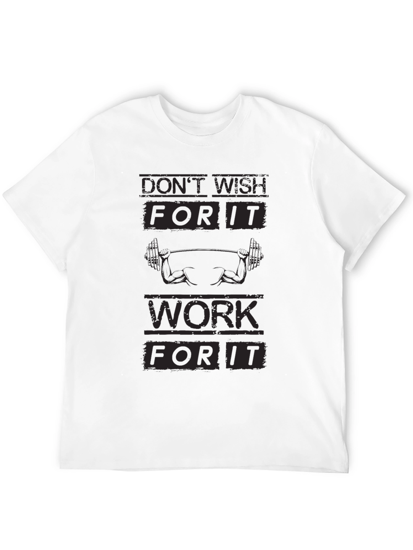 Motivational Gym T-Shirt - Work For It