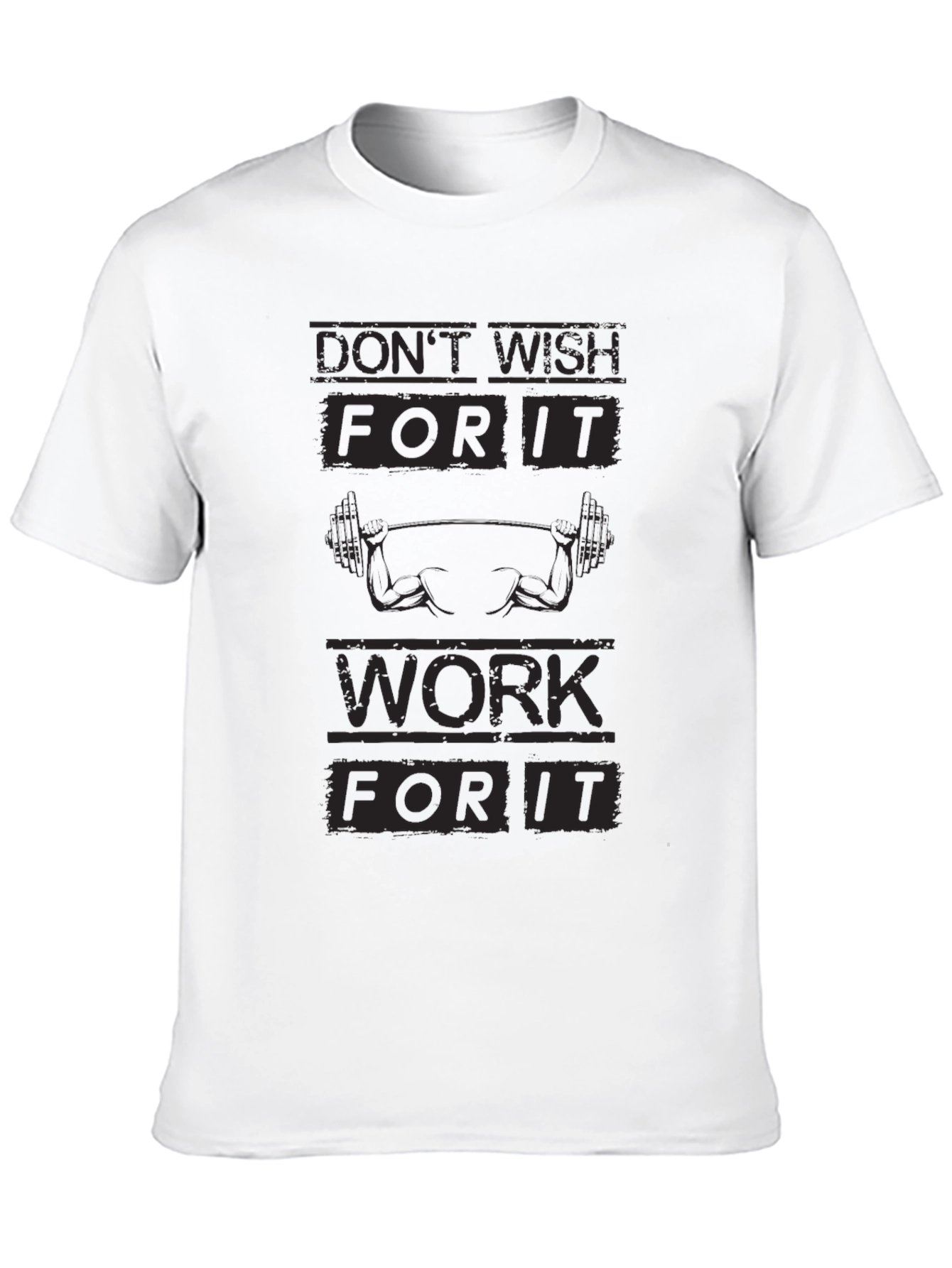 Motivational Gym T-Shirt - Work For It