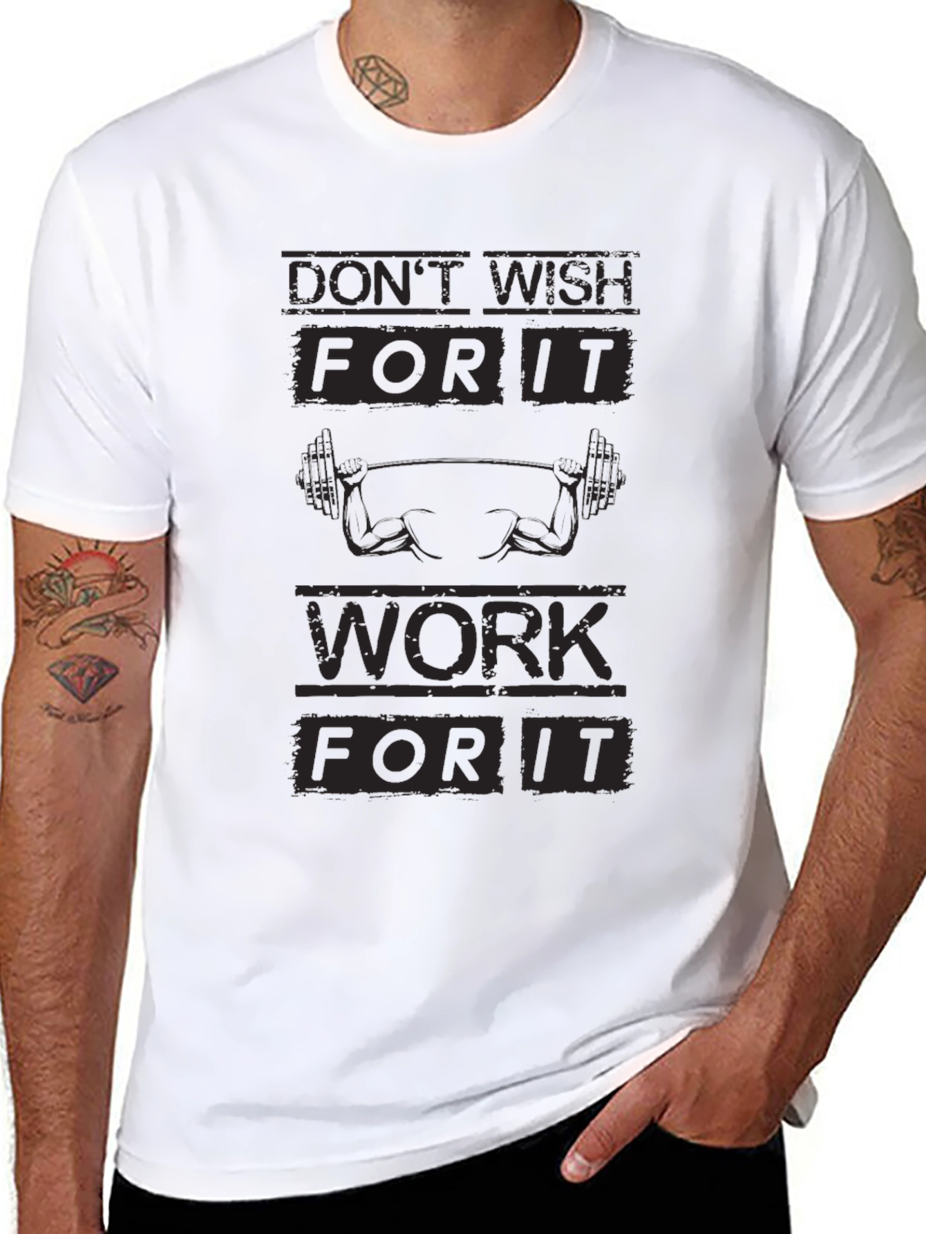 Motivational Gym T-Shirt - Work For It