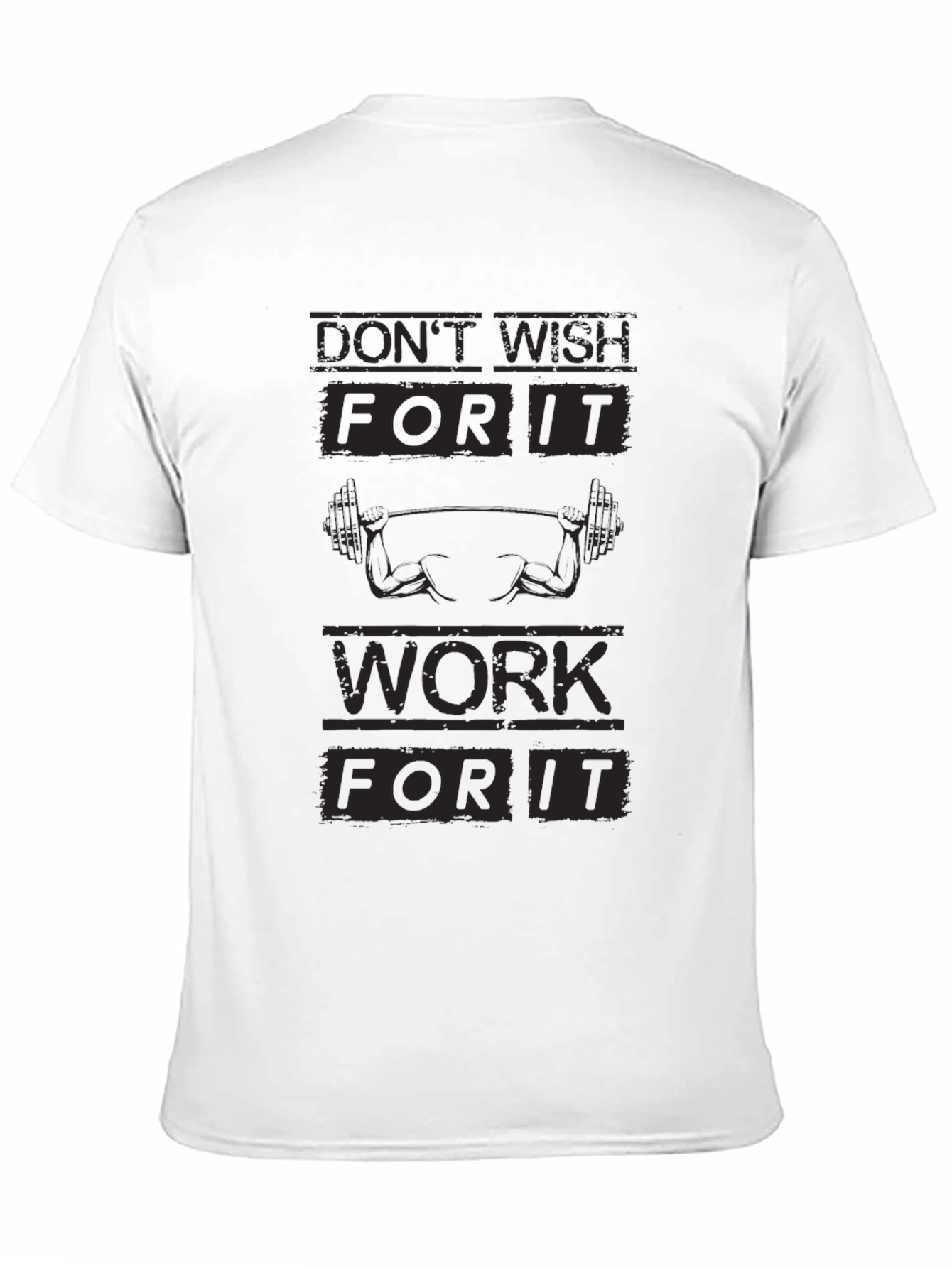 Motivational Gym T-Shirt - Work For It
