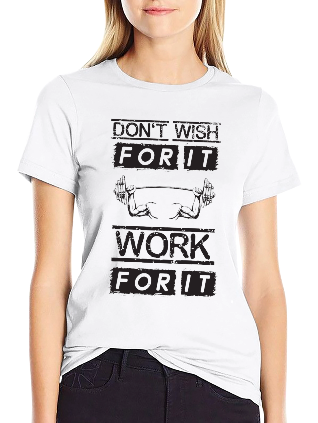 Motivational Gym T-Shirt - Work For It