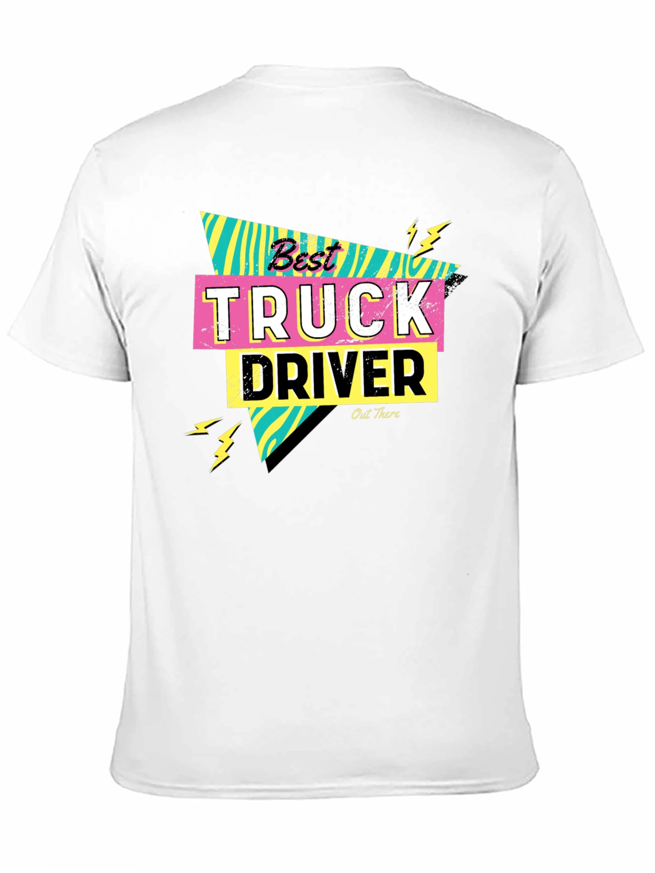 Best Truck Driver Graphic Tee - Retro 80s Style