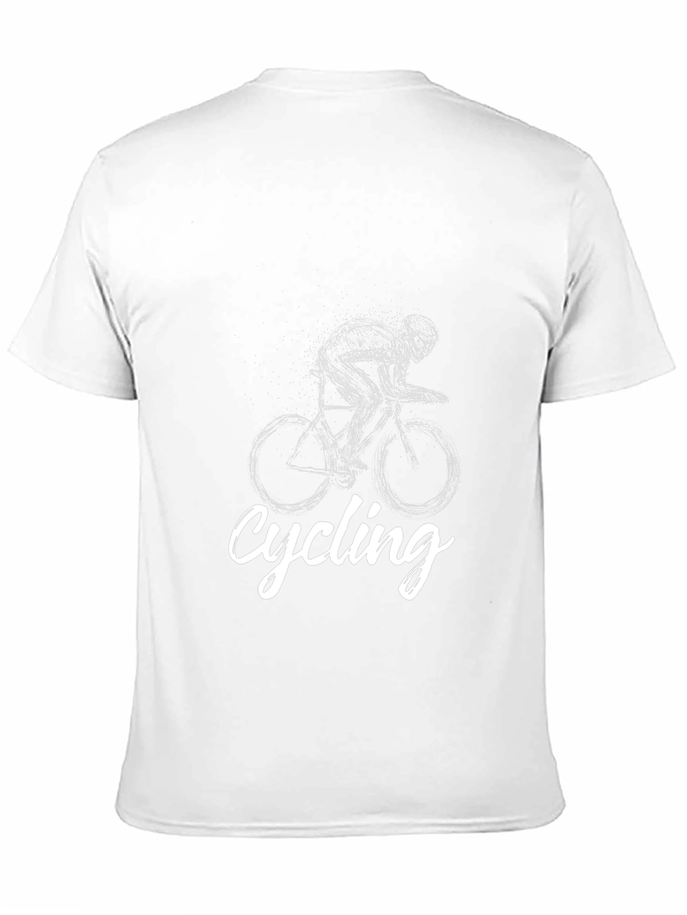 Mens Cycling Graphic Tee - Black