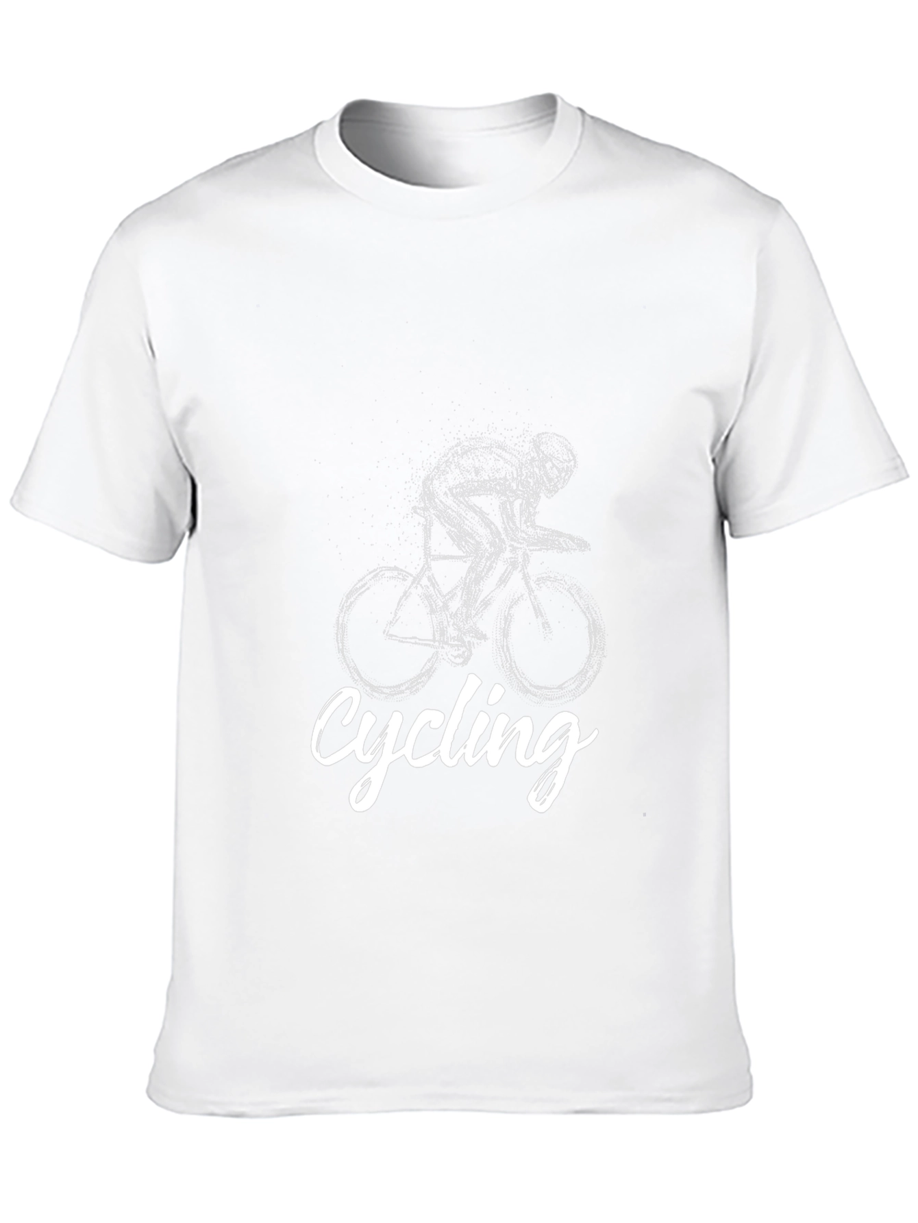 Mens Cycling Graphic Tee - Black