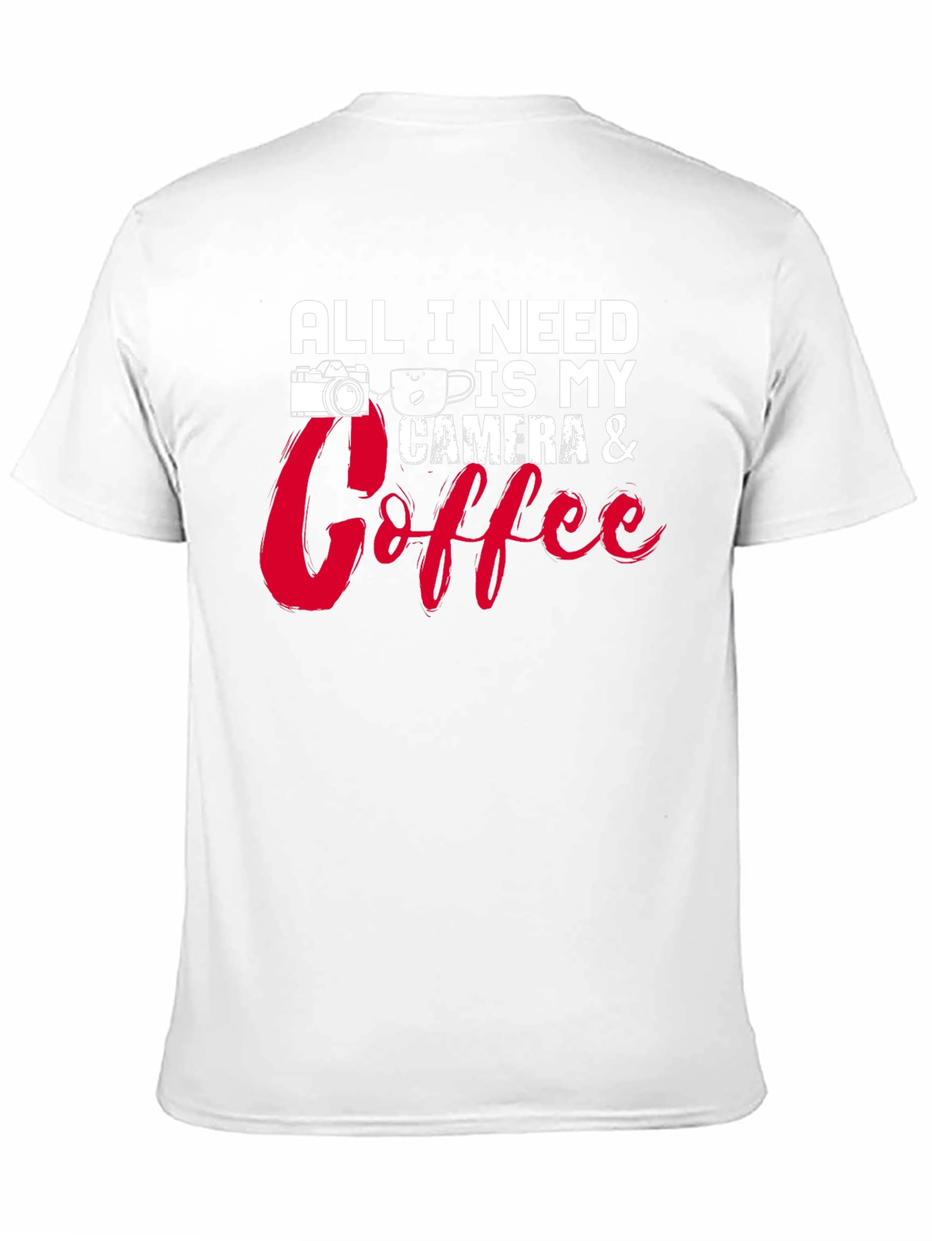 Camera & Coffee T-Shirt - Photographers Essential