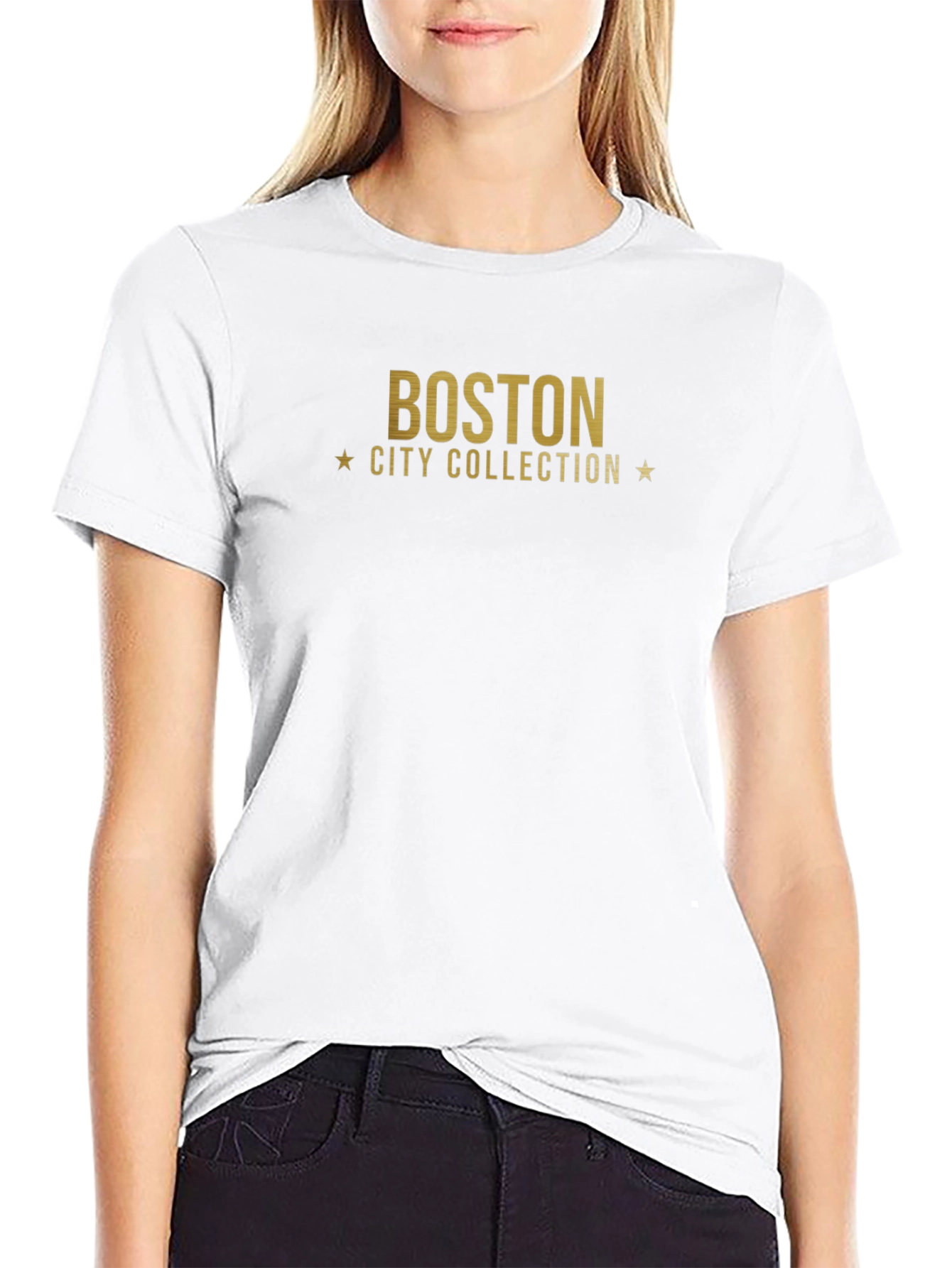 Boston City Collection Black T-Shirt