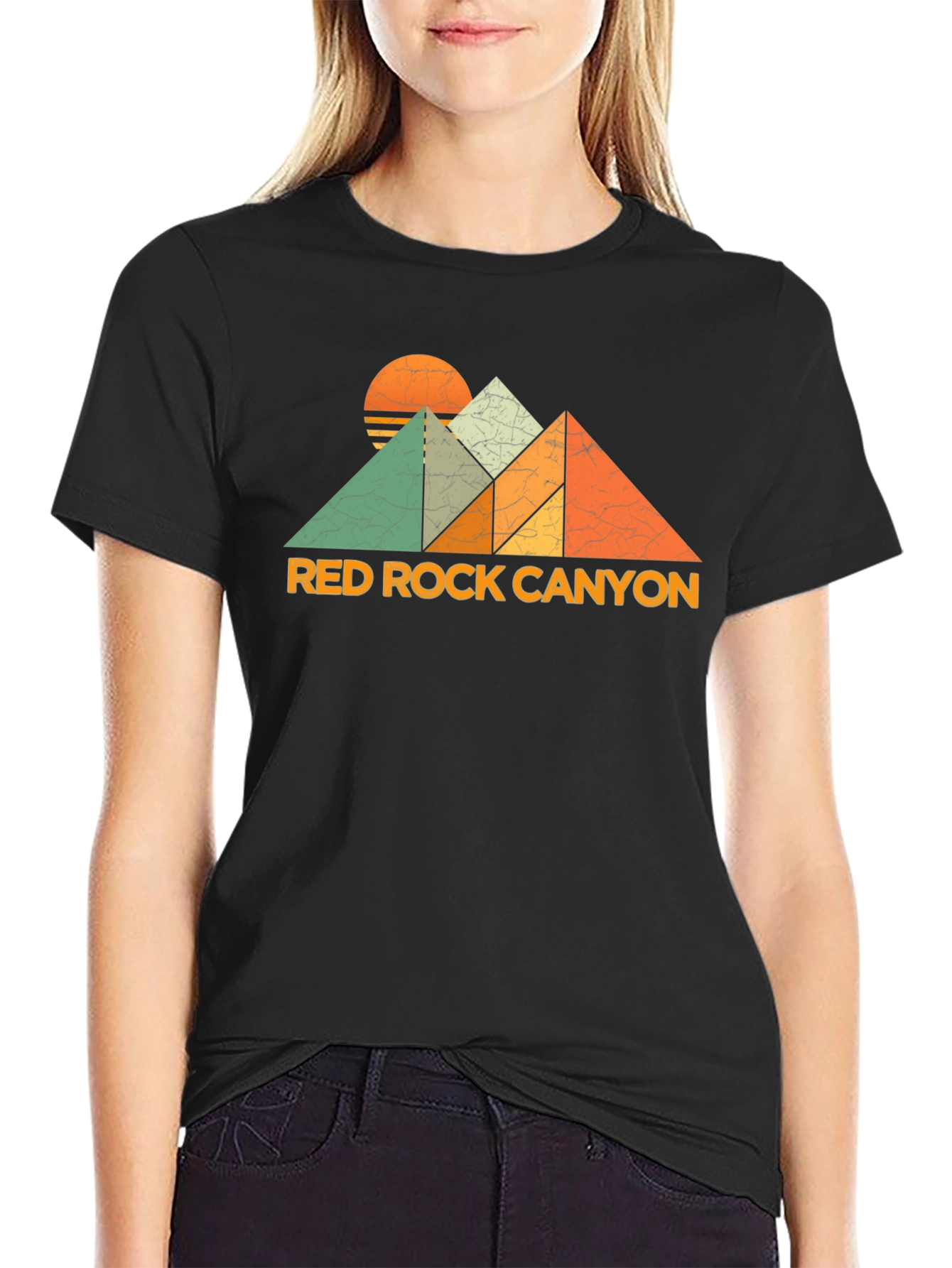 Red Rock Canyon Retro T-Shirt