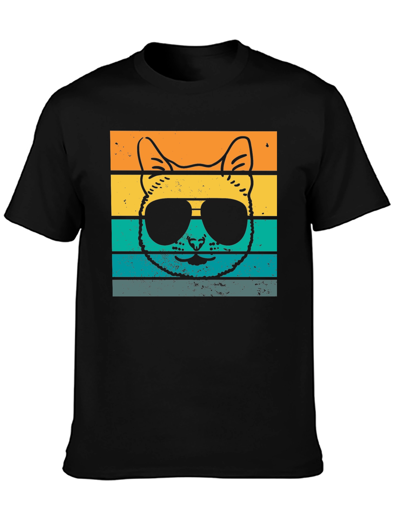 Cool Cat T-Shirt - Retro Style