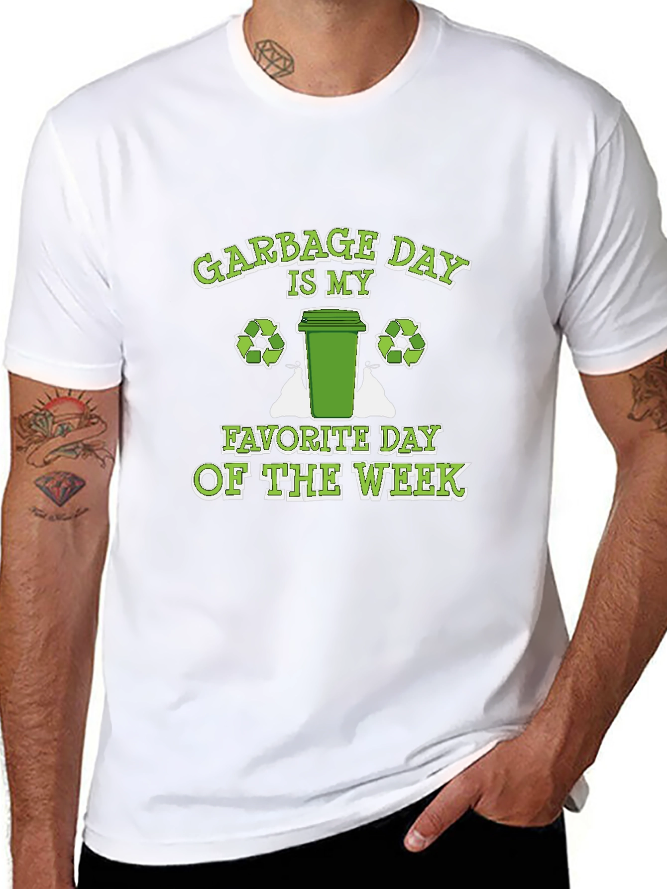 Garbage Day T-Shirt - Eco-Friendly Design