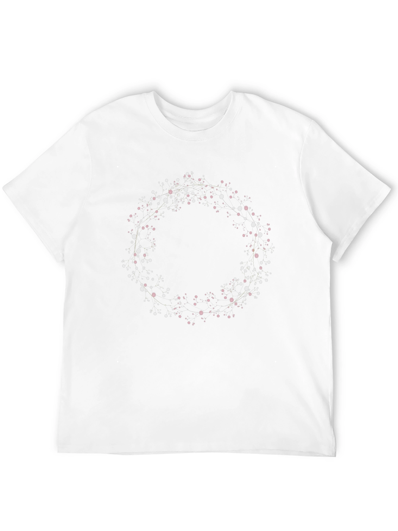 Wreath Graphic Black T-Shirt