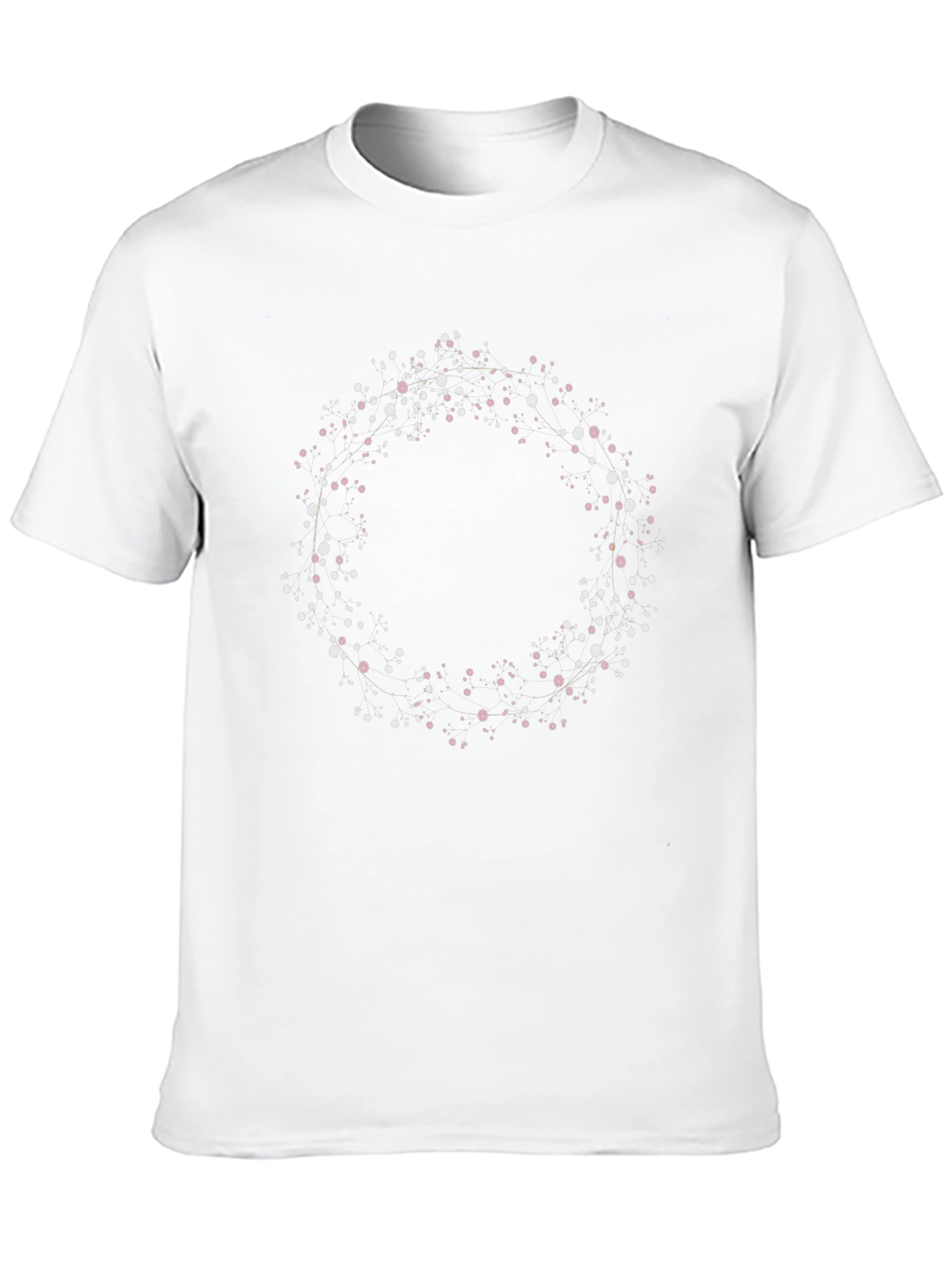 Wreath Graphic Black T-Shirt