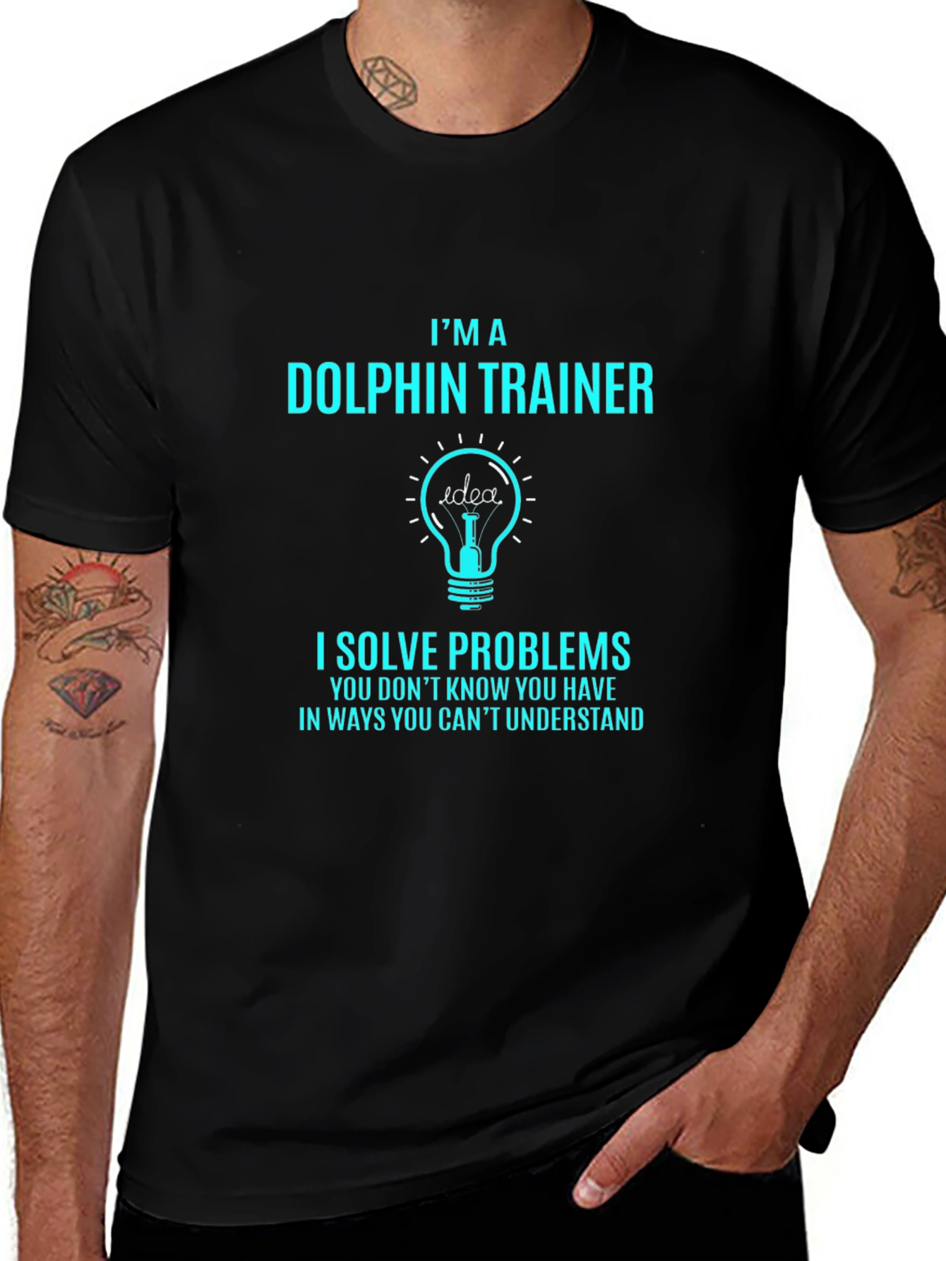 Dolphin Trainer T-Shirt - Problem Solver Tee