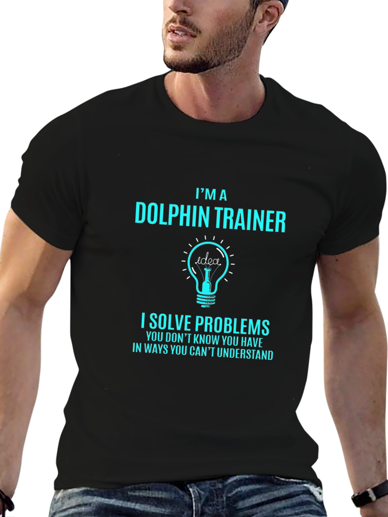 Dolphin Trainer T-Shirt - Problem Solver Tee