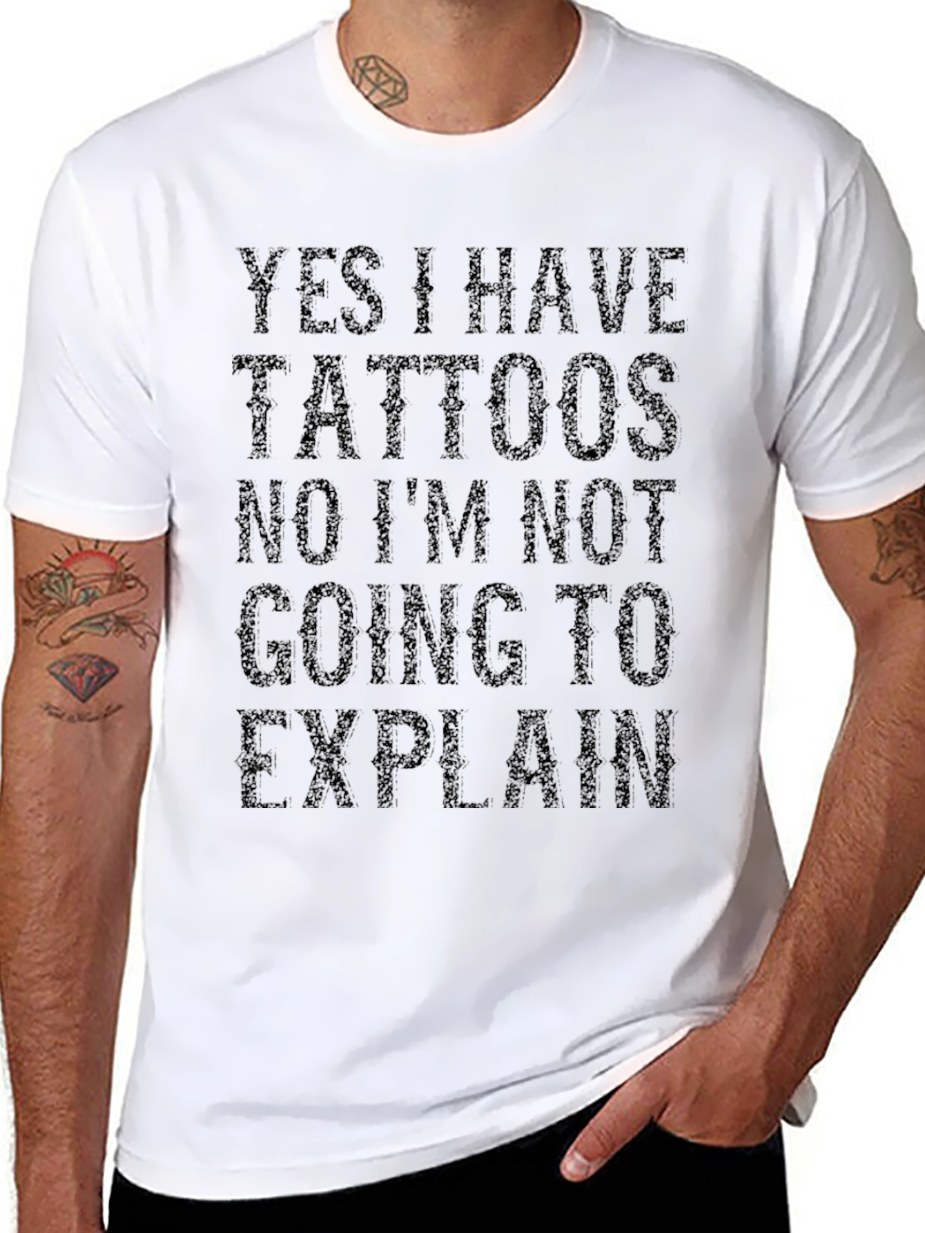 Yes I Have Tattoos Graphic T-Shirt
