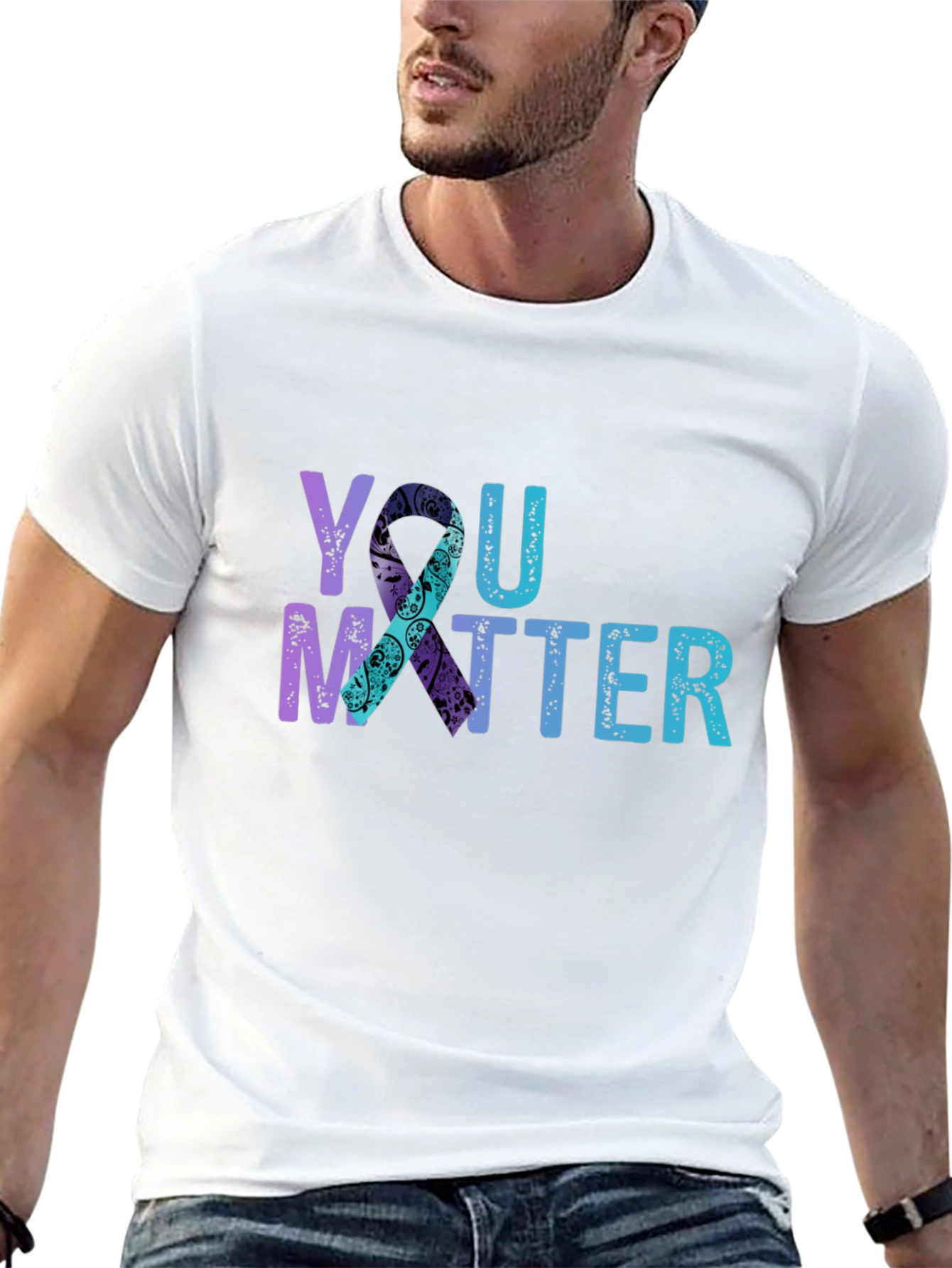 You Matter Graphic T-Shirt - Black