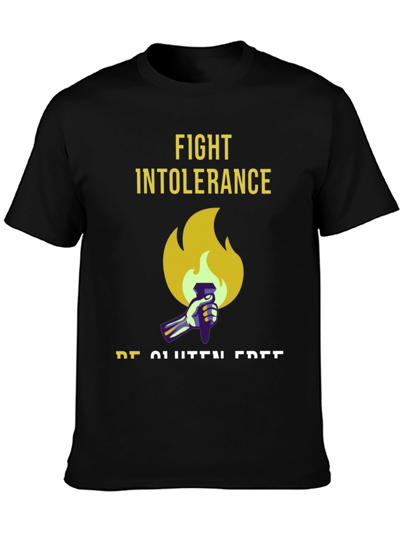 Fight Intolerance - Be Gluten Free T-Shirt