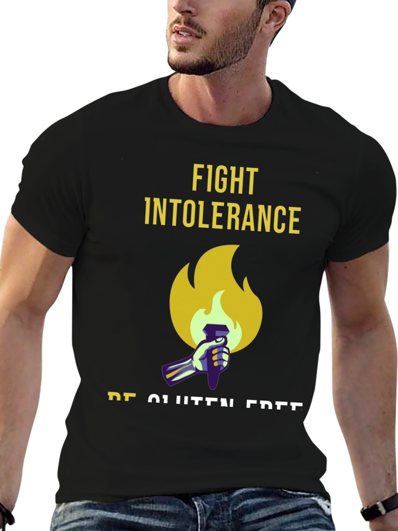 Fight Intolerance - Be Gluten Free T-Shirt