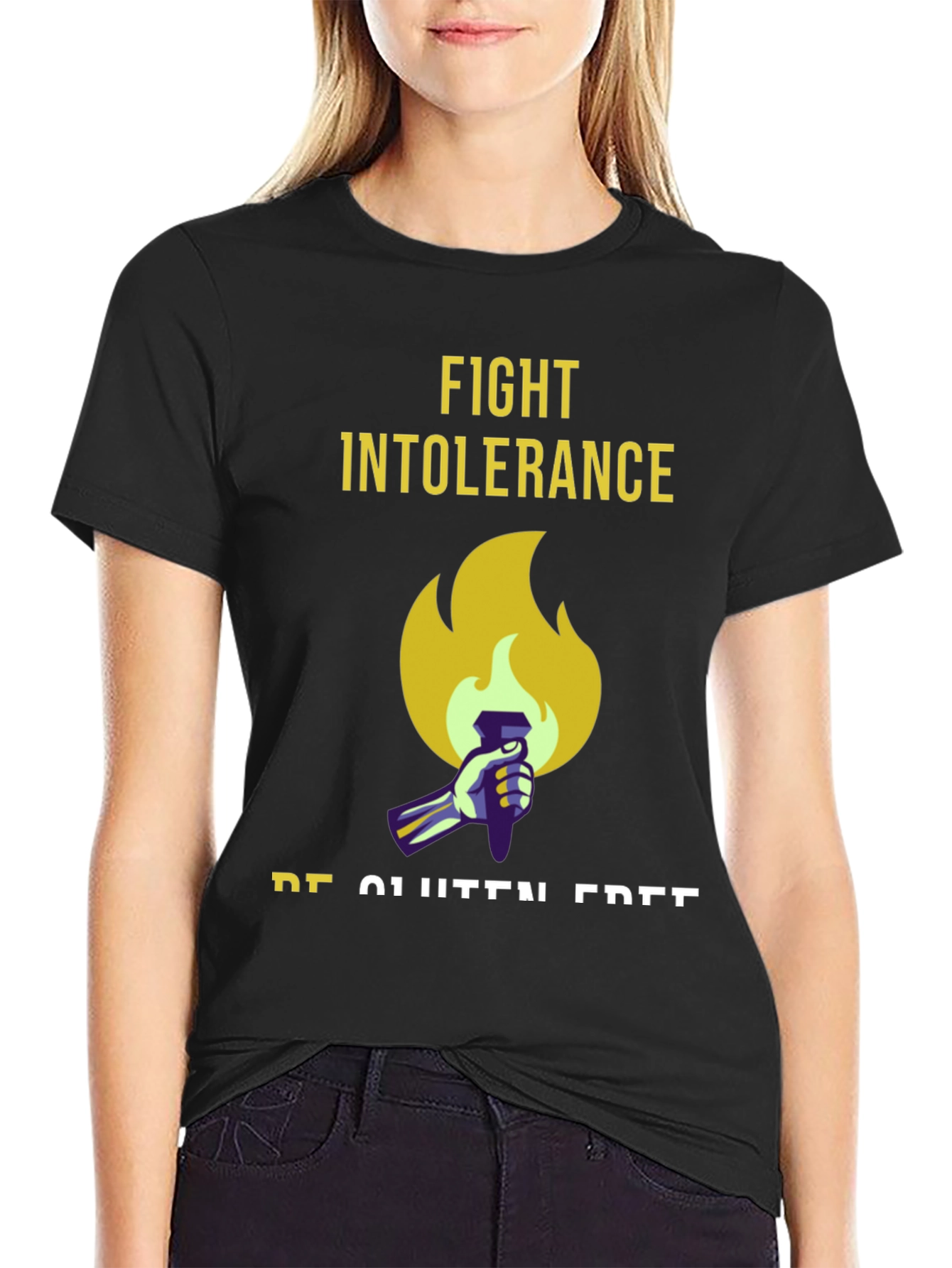 Fight Intolerance - Be Gluten Free T-Shirt