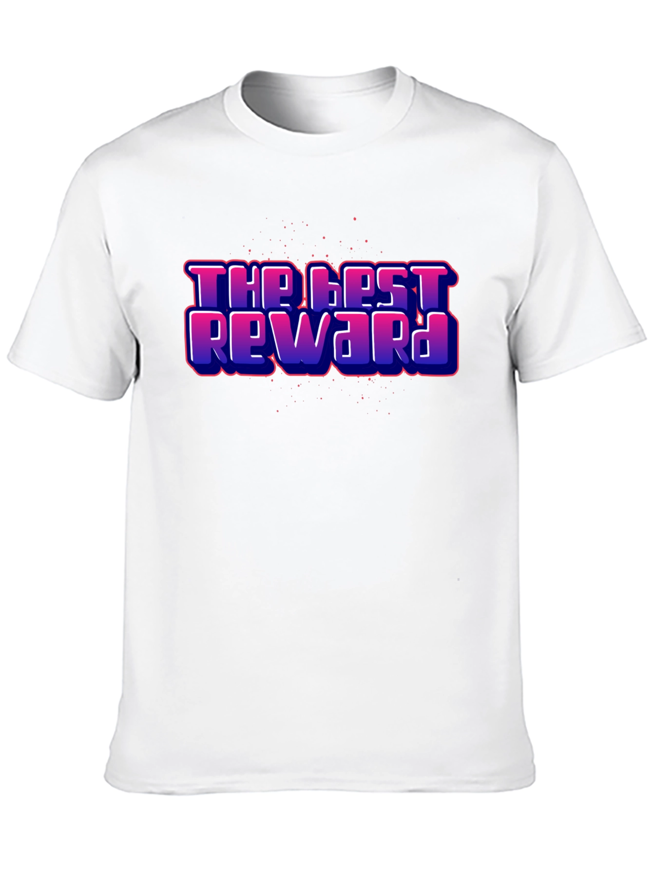 The Best Reward Graphic Print Black T-Shirt