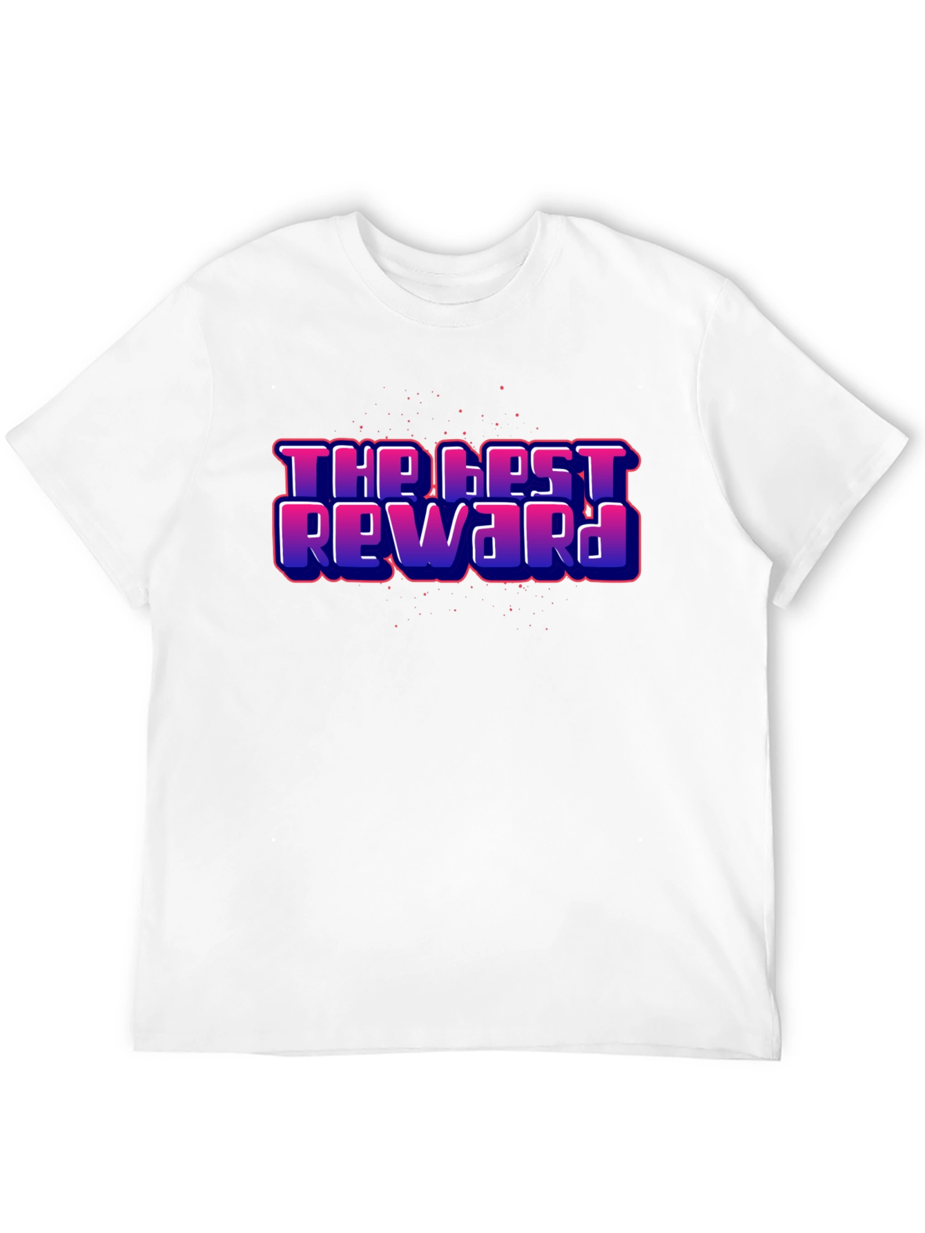 The Best Reward Graphic Print Black T-Shirt