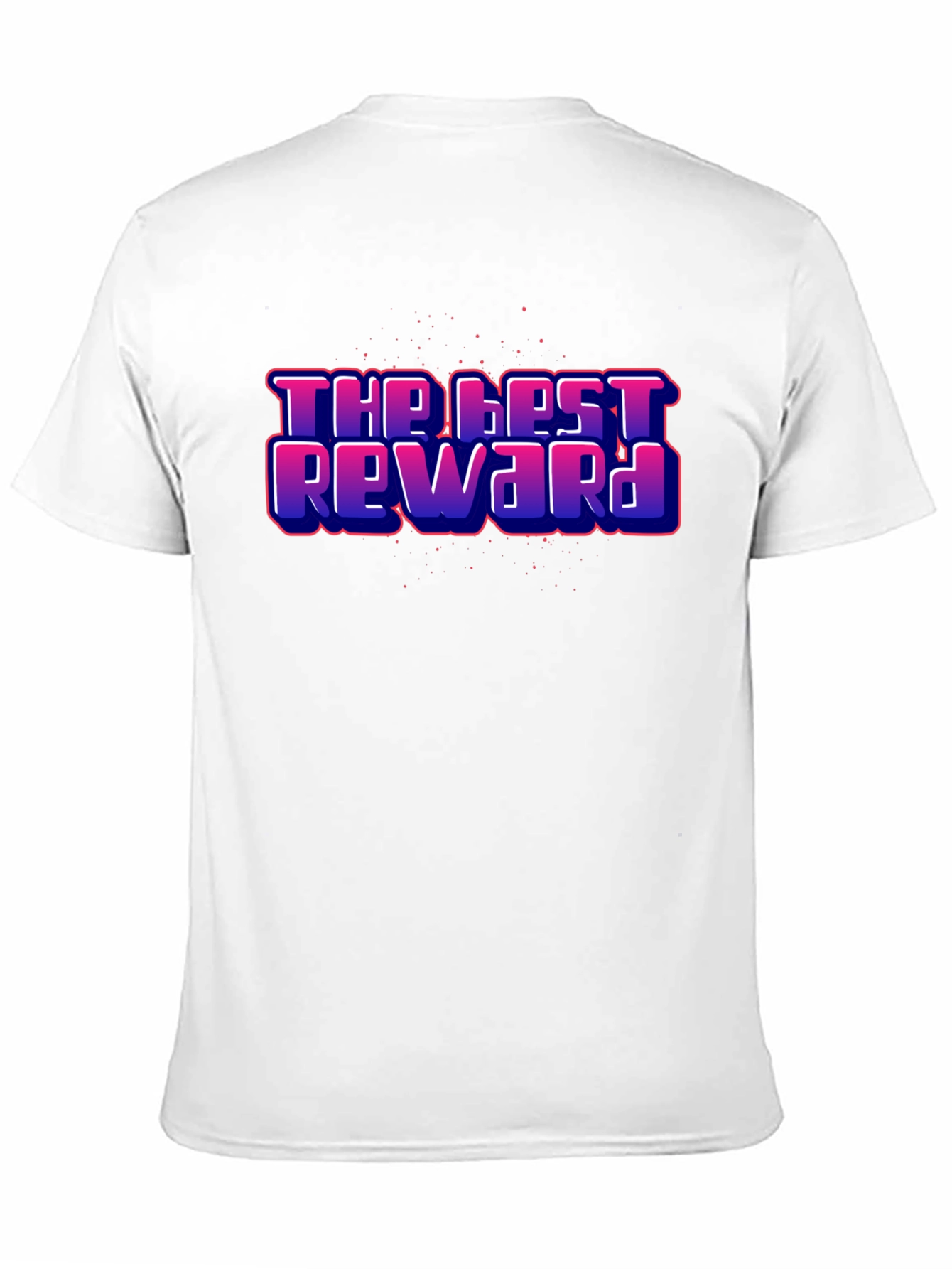 The Best Reward Graphic Print Black T-Shirt