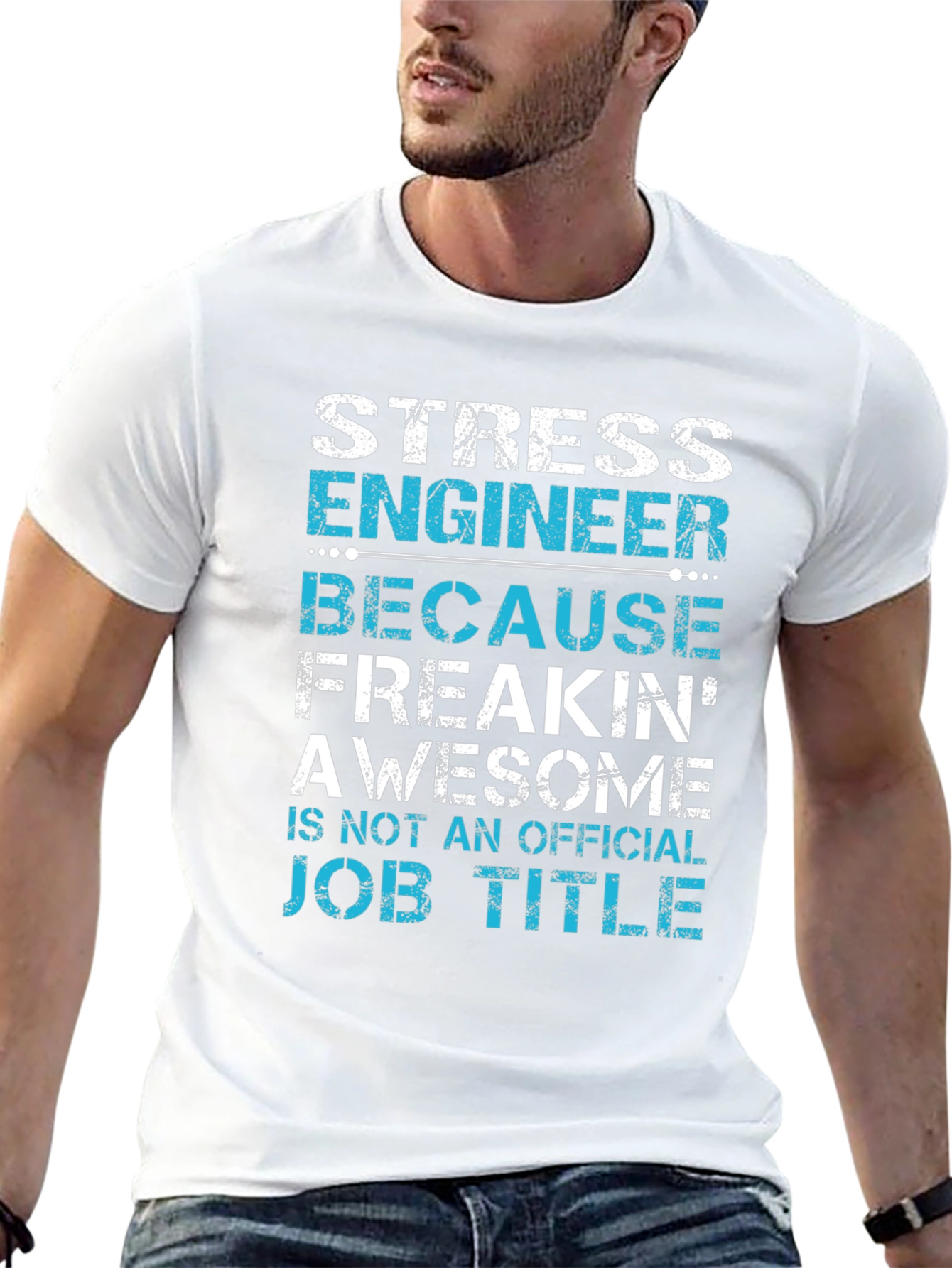 Stress Engineer T-Shirt: Awesome Job Title Tee