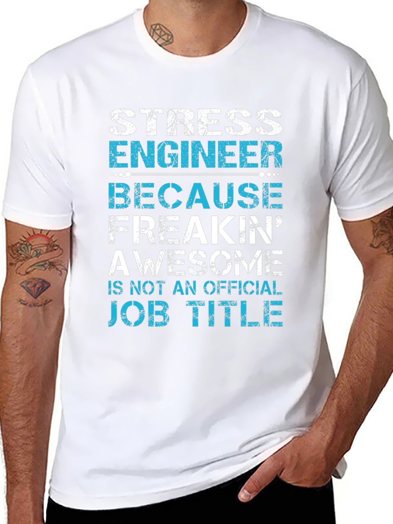 Stress Engineer T-Shirt: Awesome Job Title Tee