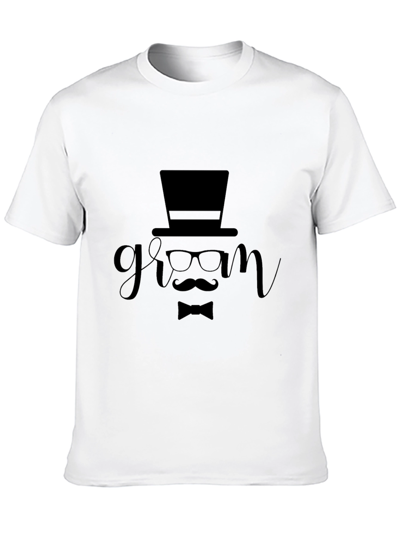 Groom Design Black T-Shirt