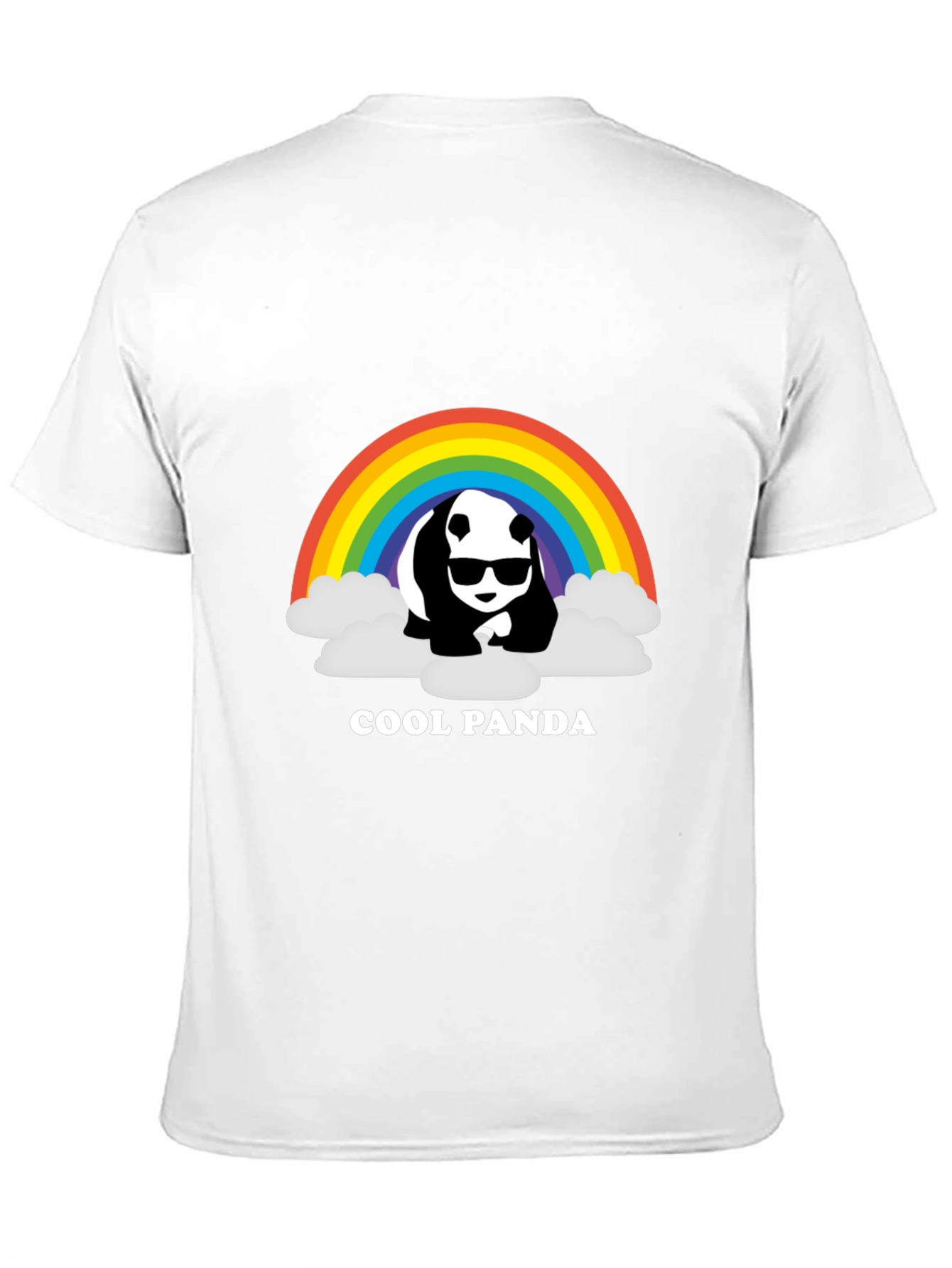 Cool Panda Rainbow T-Shirt