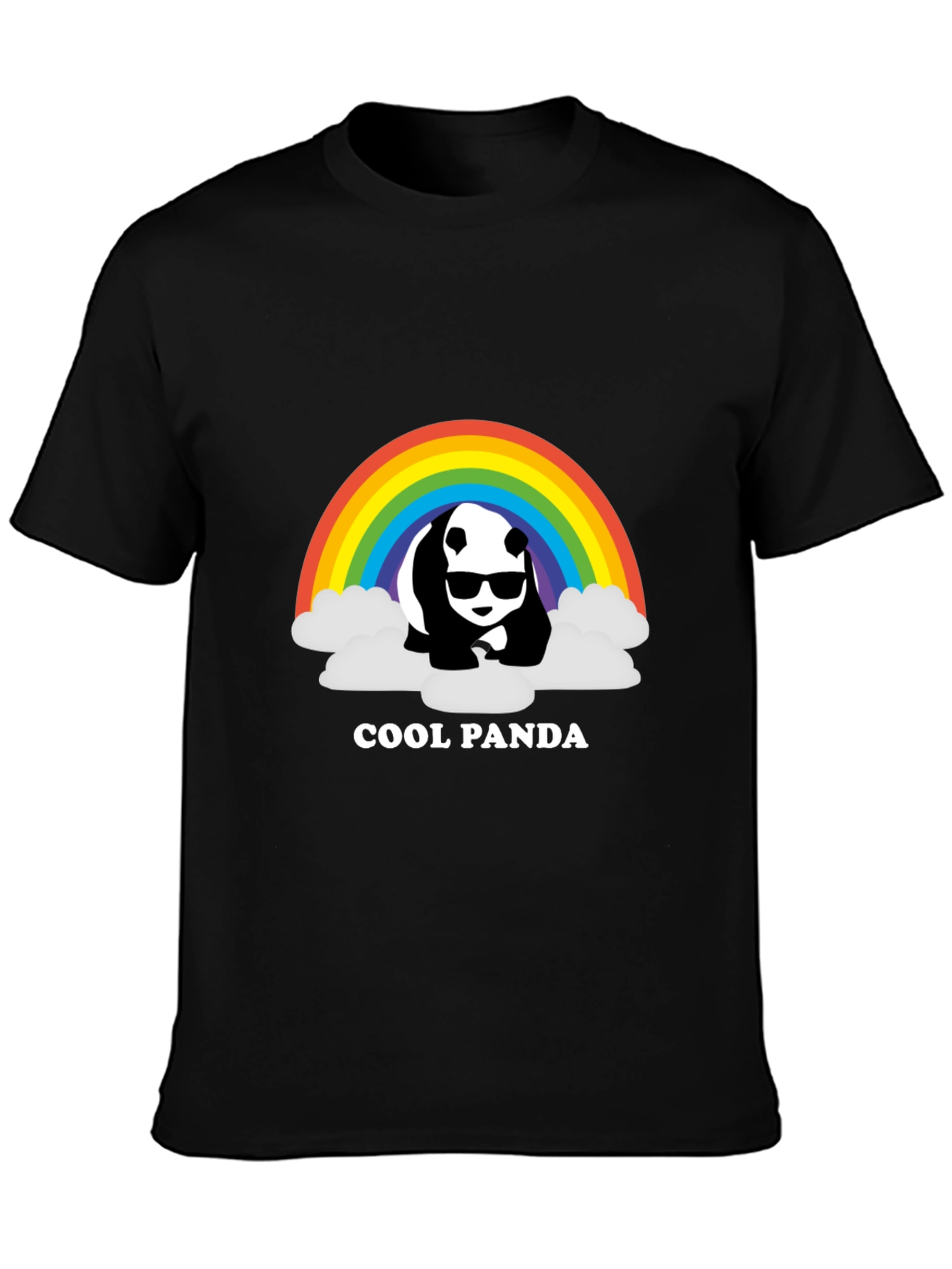 Cool Panda Rainbow T-Shirt
