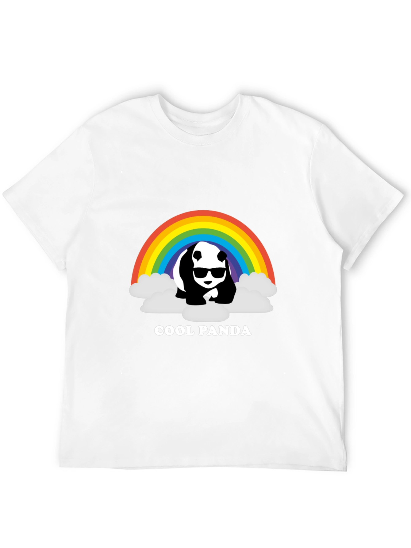 Cool Panda Rainbow T-Shirt