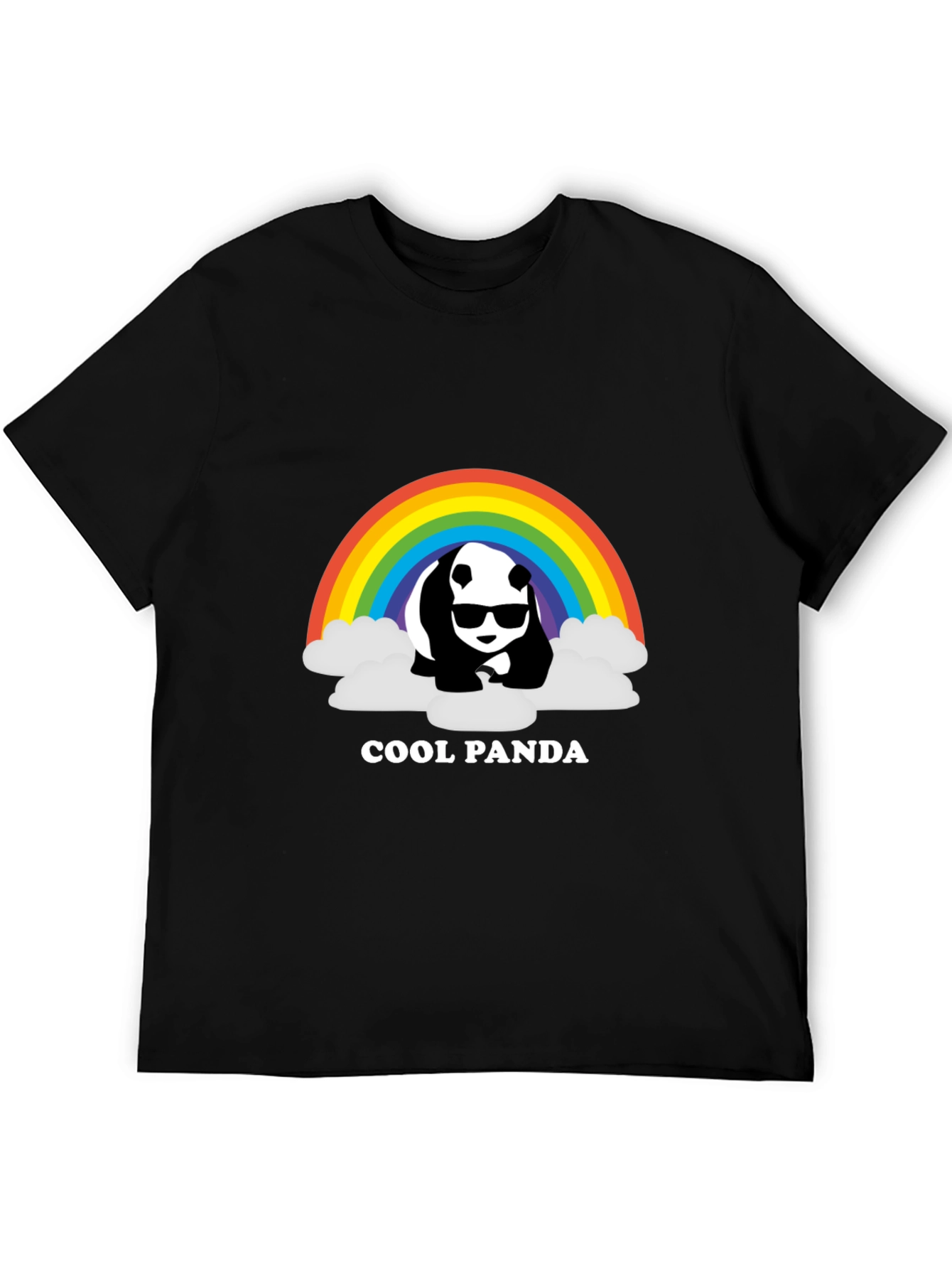 Cool Panda Rainbow T-Shirt