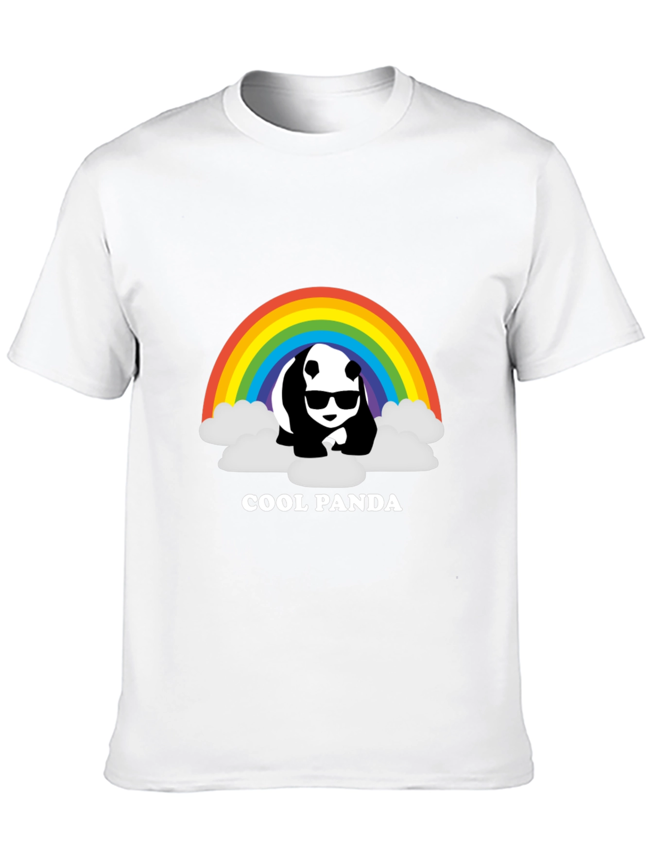 Cool Panda Rainbow T-Shirt