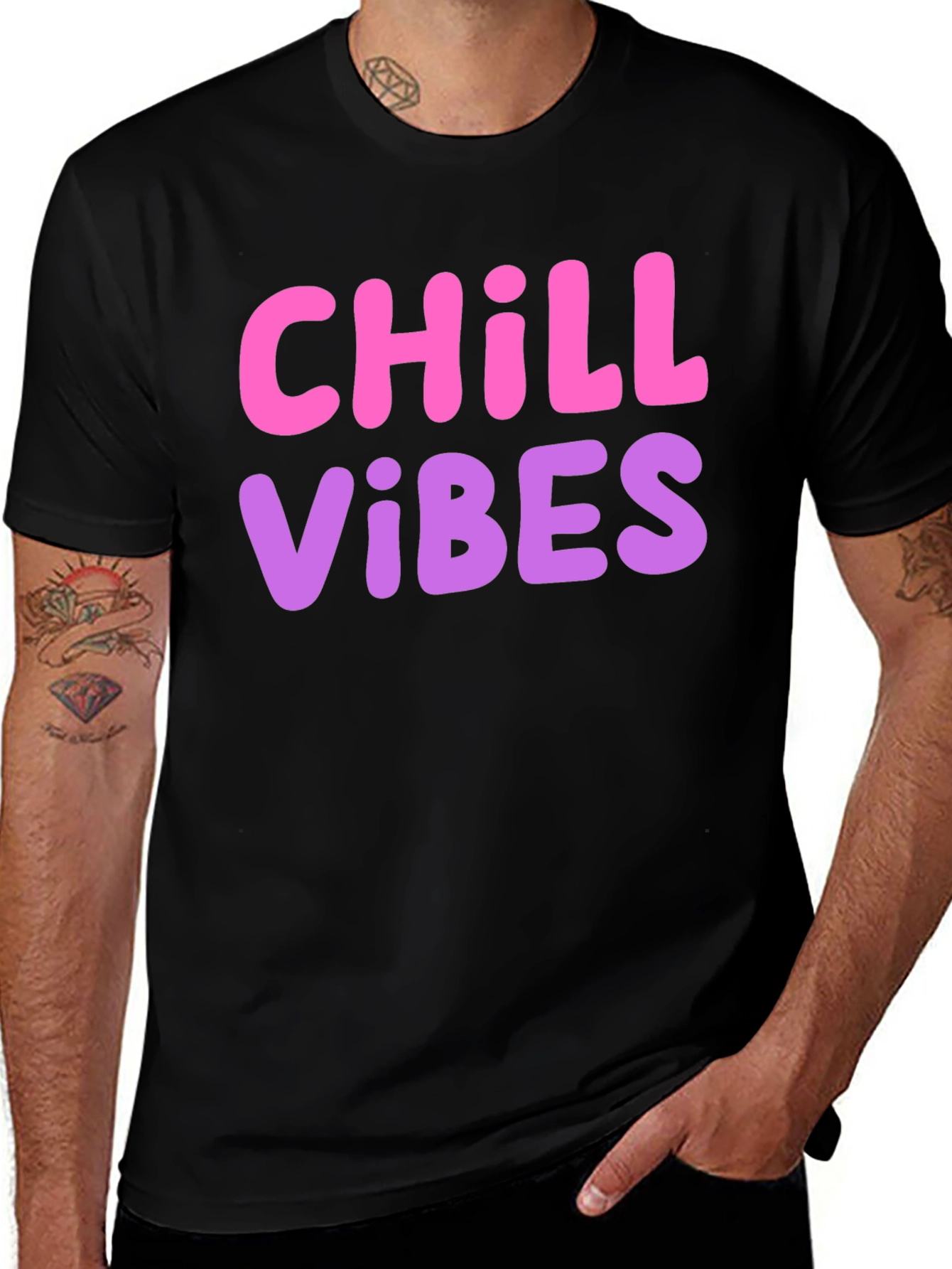 Chill Vibes Graphic Tee - Relaxed Style
