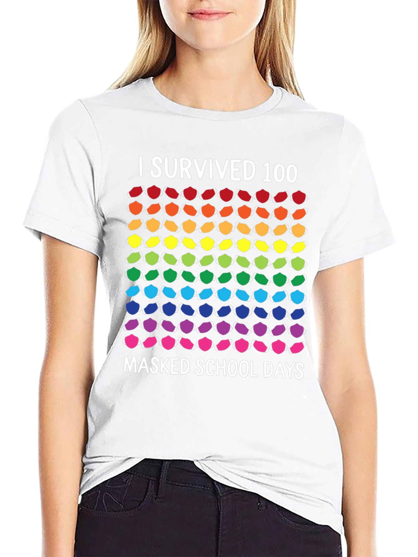 I Survived 100 Masked School Days T-Shirt