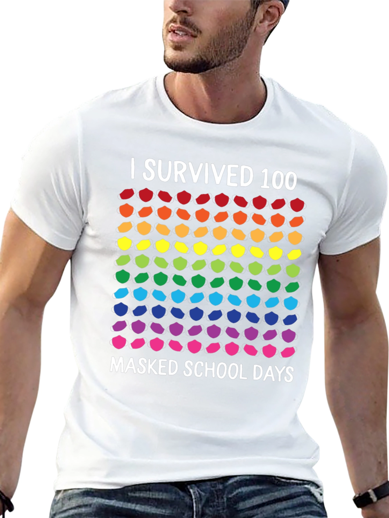 I Survived 100 Masked School Days T-Shirt