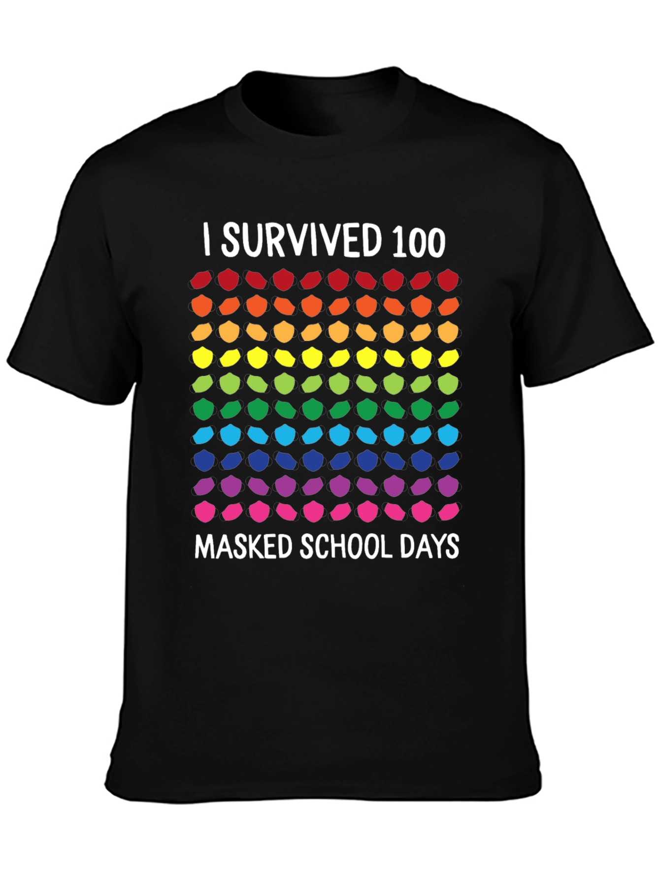 I Survived 100 Masked School Days T-Shirt