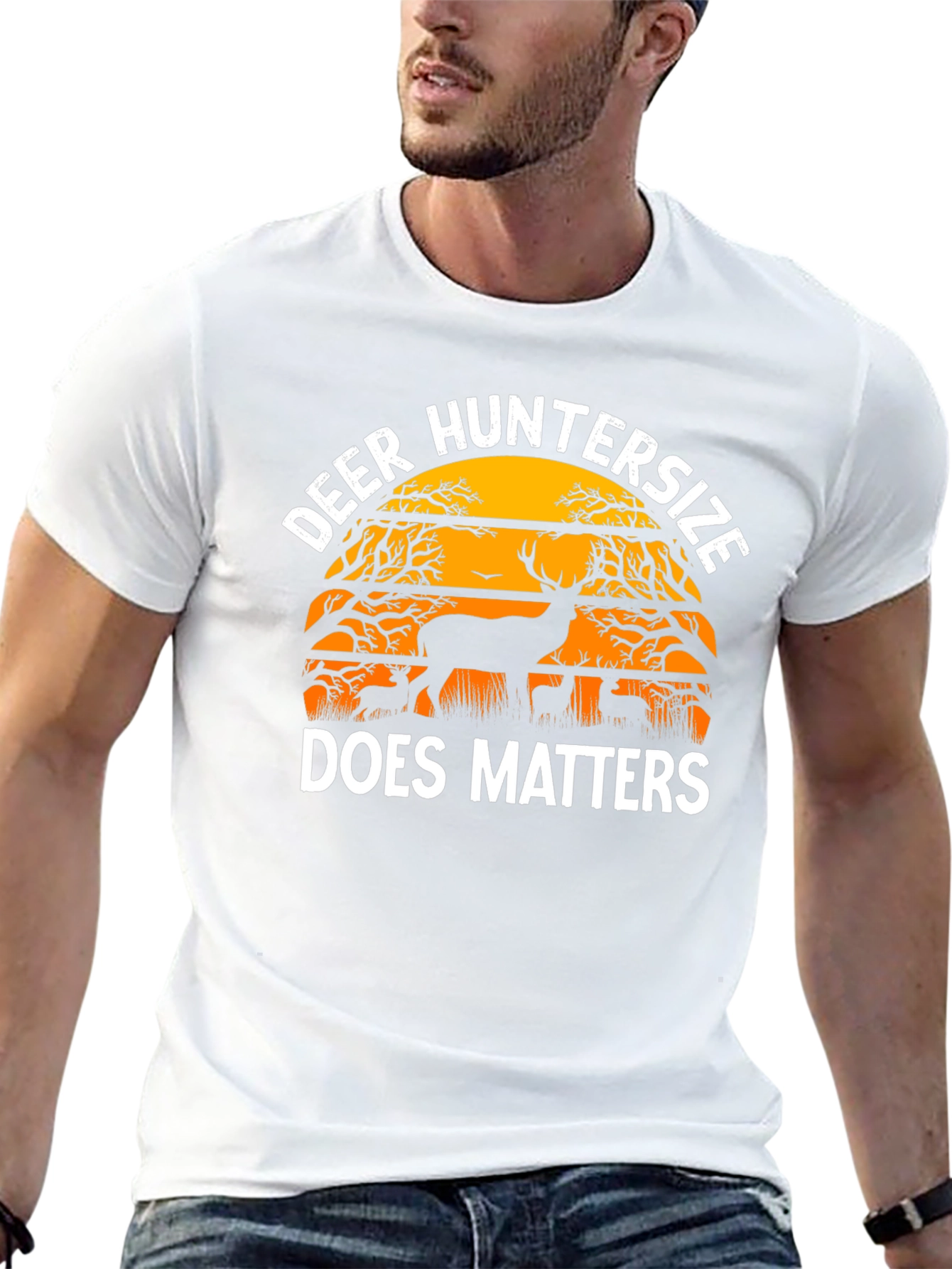 Deer Huntersize Matters Graphic Tee