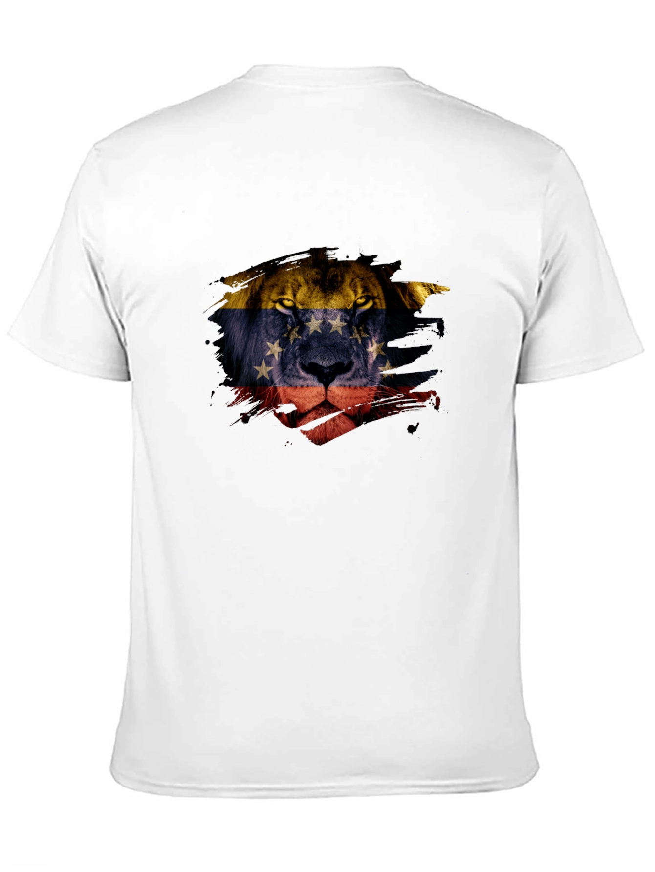 Venezuela Lion Flag Graphic Tee - Black