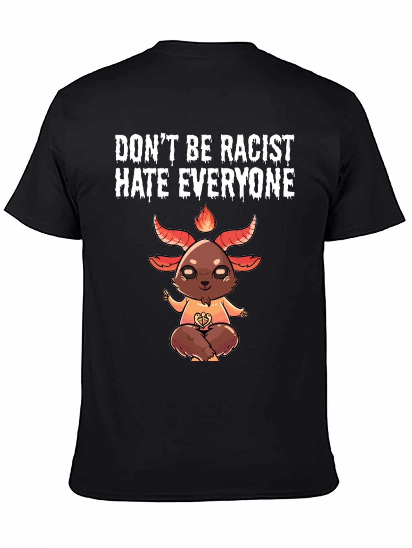 Dont Be Racist Hate Everyone Graphic Tee