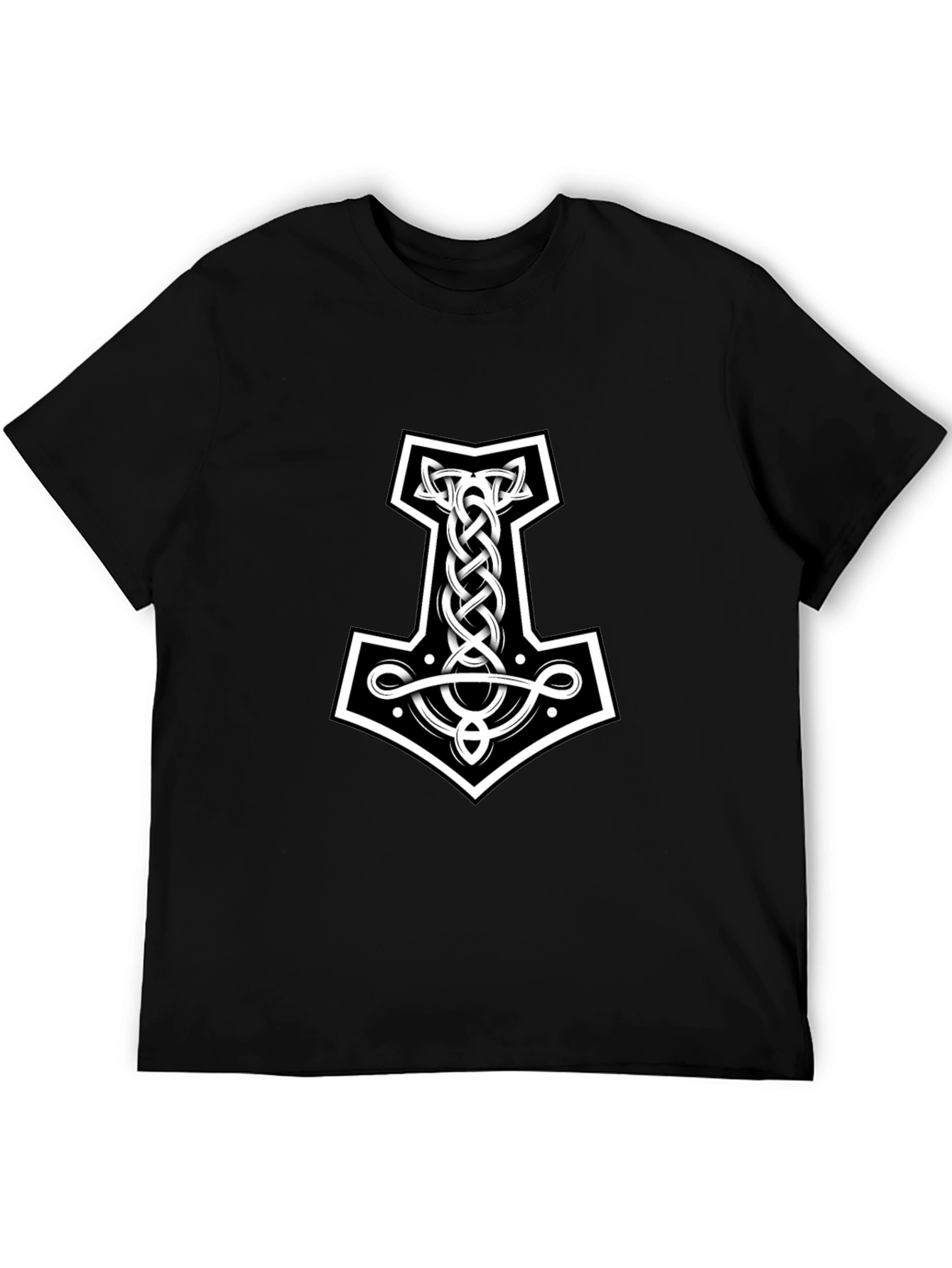 Celtic Knotwork Thors Hammer Graphic Tee