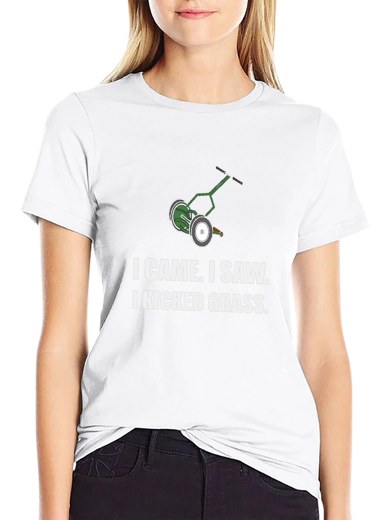 I Came I Saw I Kicked Grass T-Shirt