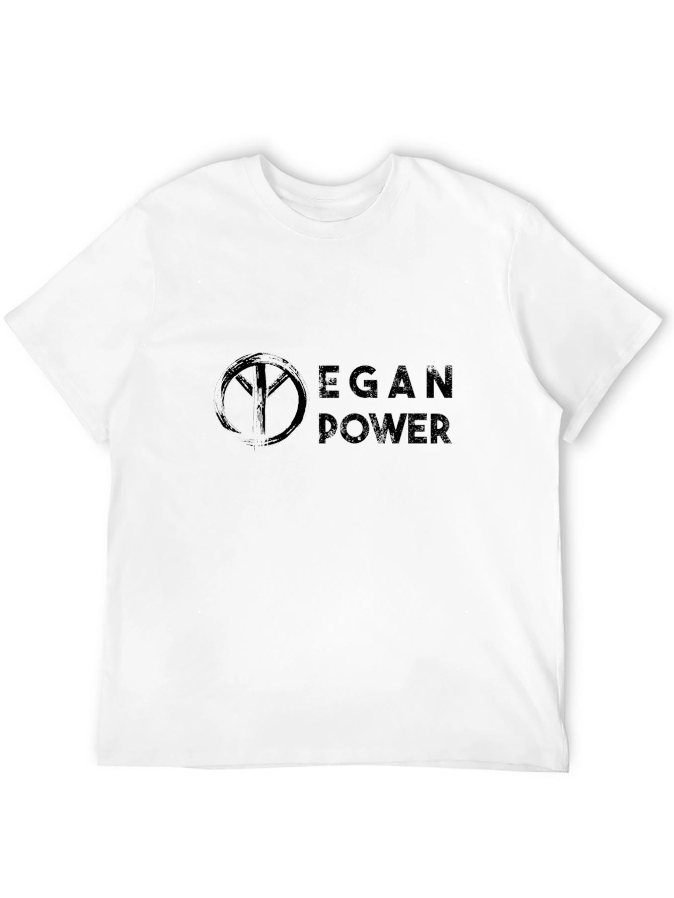 Vegan Power Black T-Shirt - Stylish & Comfortable