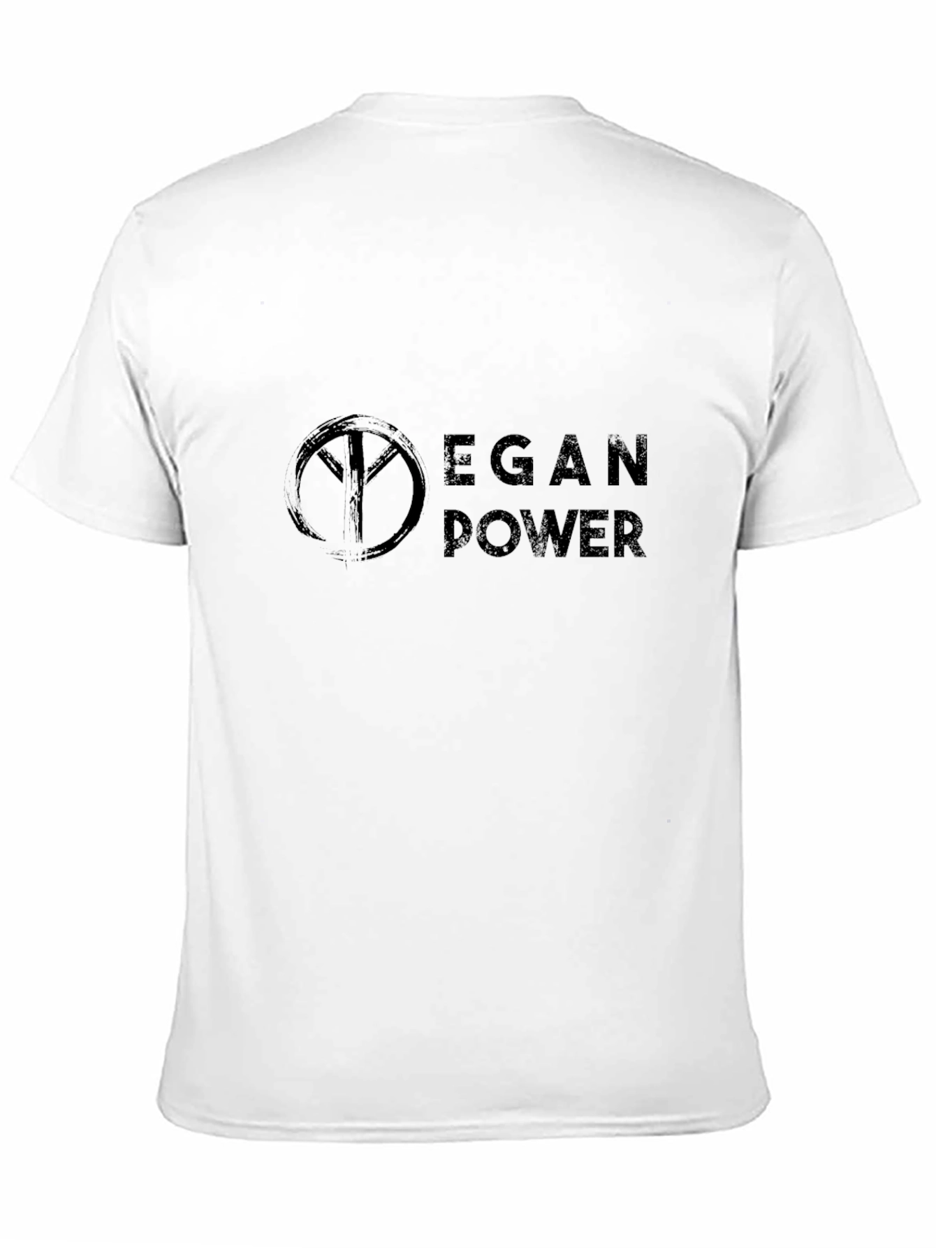 Vegan Power Black T-Shirt - Stylish & Comfortable