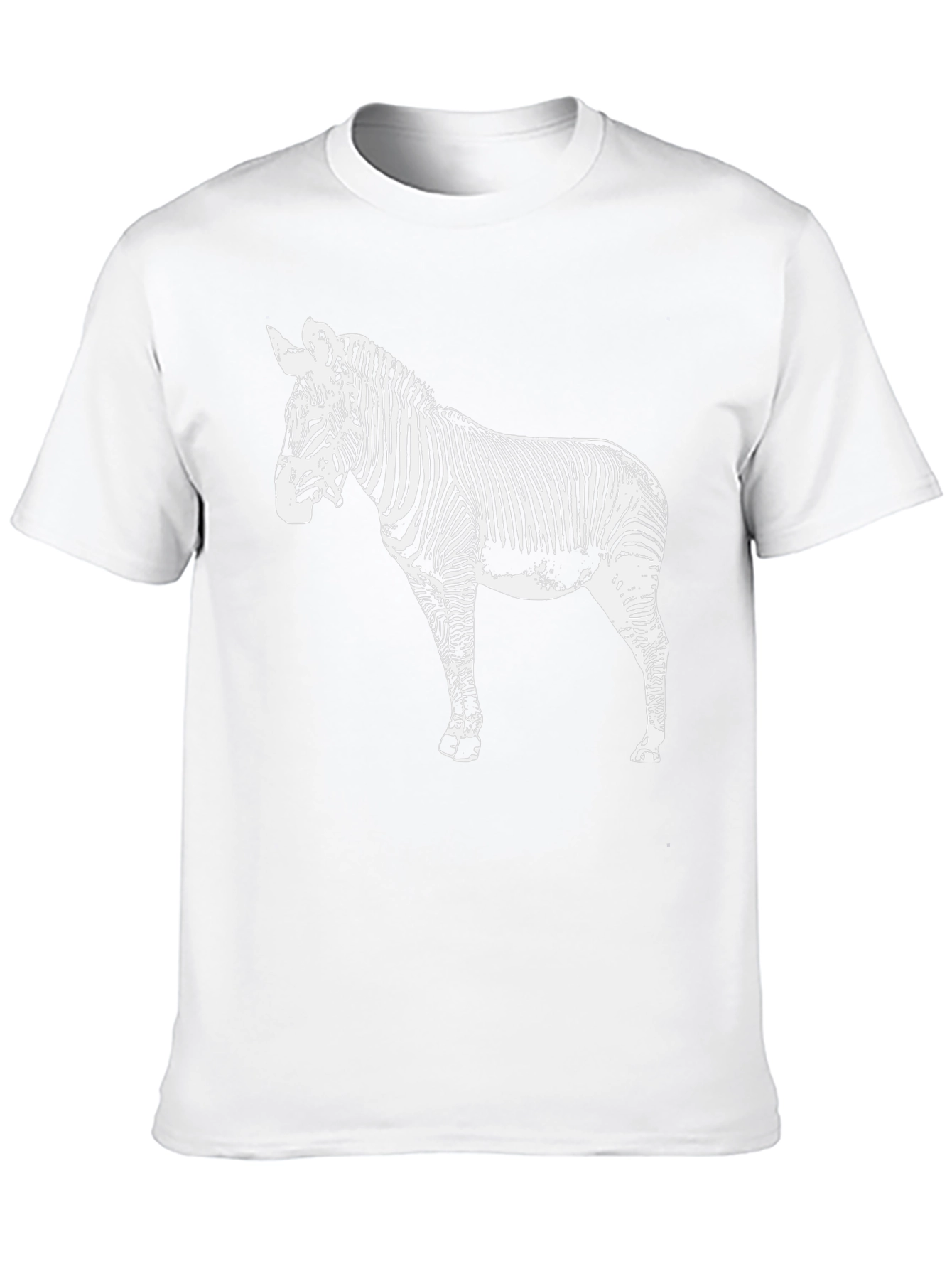Zebra Graphic Print T-Shirt