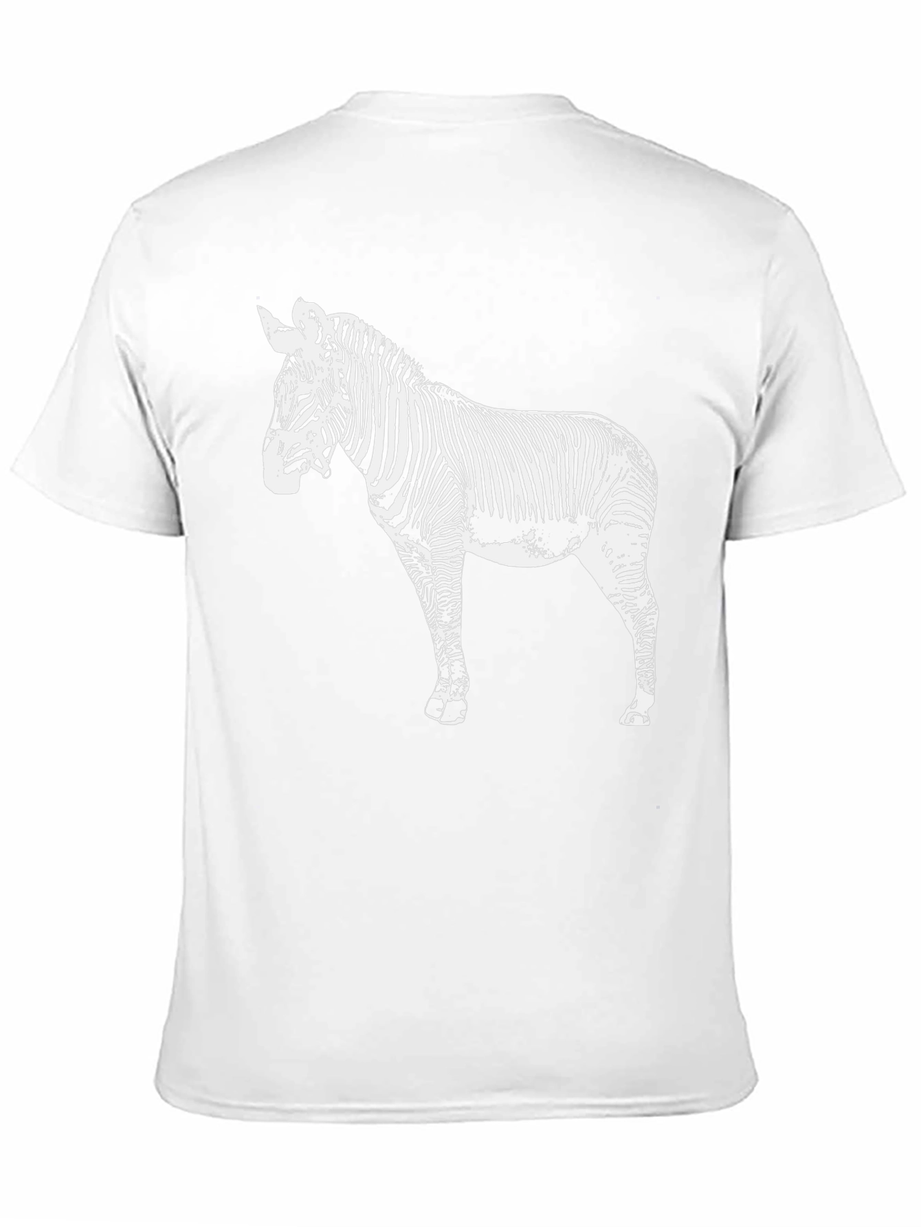 Zebra Graphic Print T-Shirt