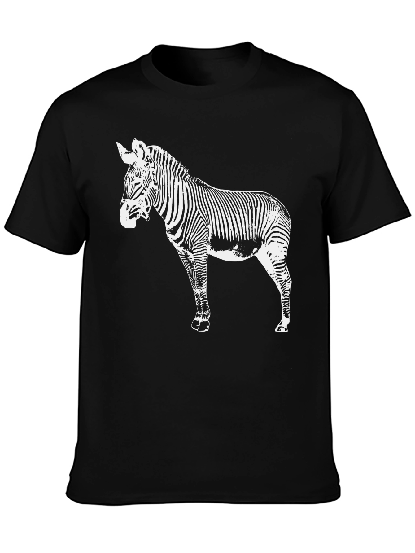 Zebra Graphic Print T-Shirt
