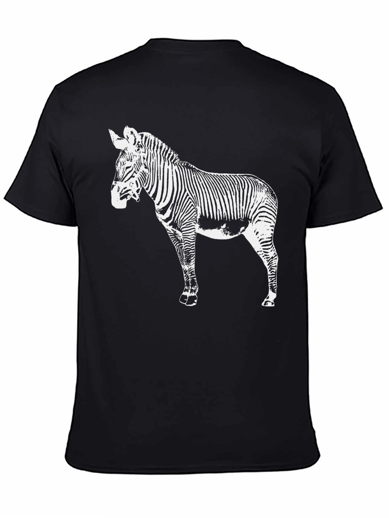 Zebra Graphic Print T-Shirt